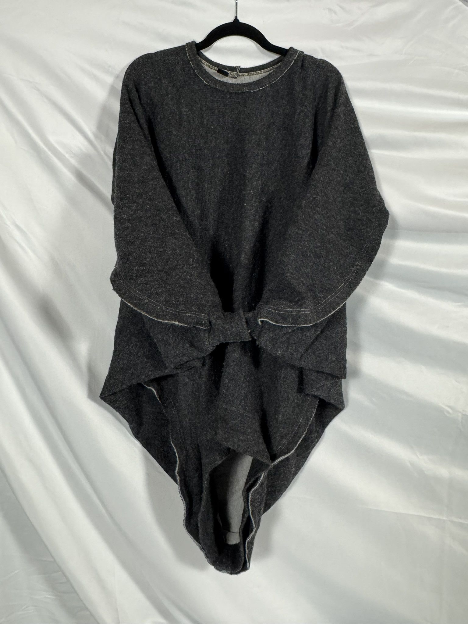 Y's Y's Yohji Yamamoto Knit Poncho Pullover Collared Wool Size S / US 4 / IT 40 - 7 Thumbnail