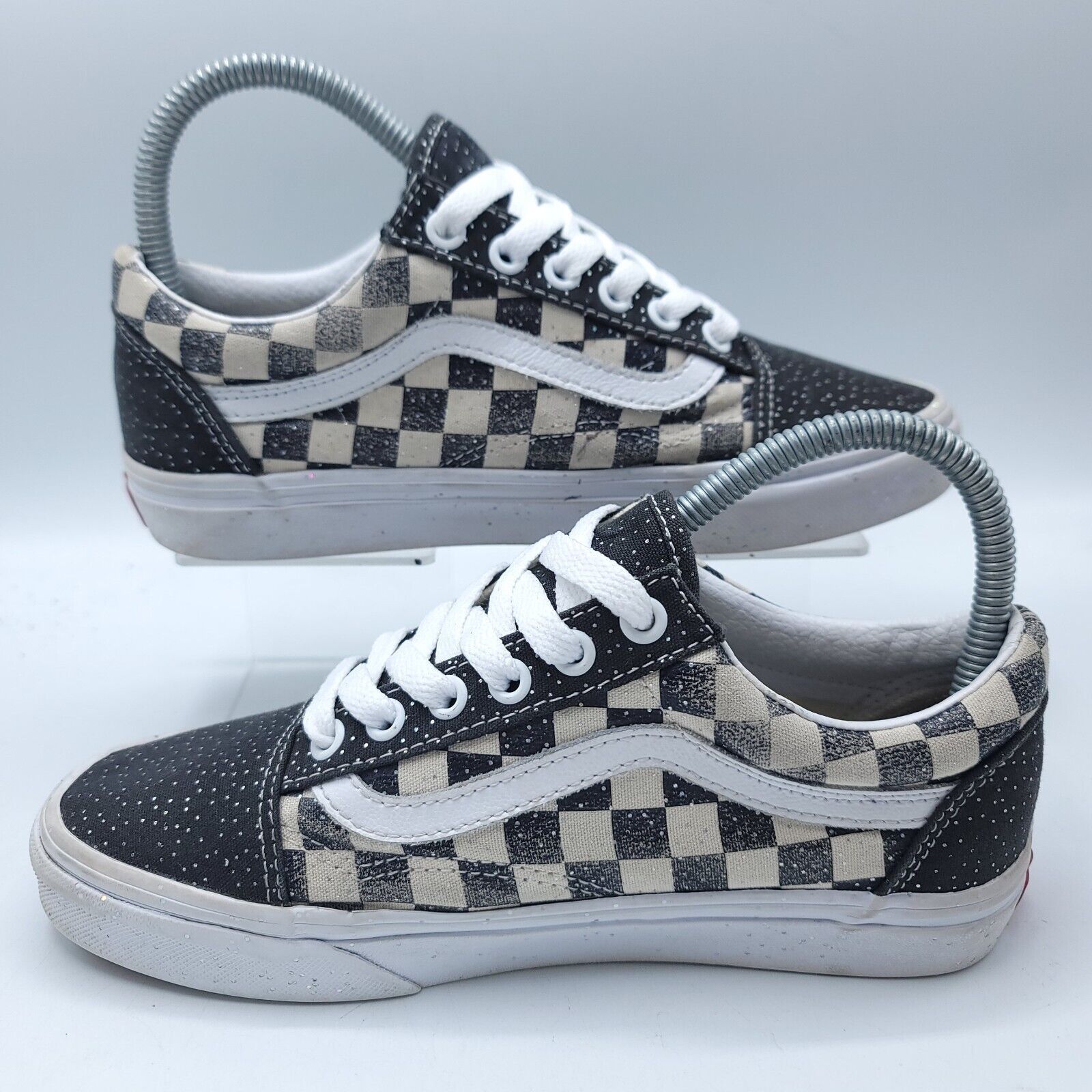 Vans Vans Off the Wall Old Skool Shoe Women Size 6.5 721356 Black Size US 6.5 / IT 36.5 - 6 Thumbnail
