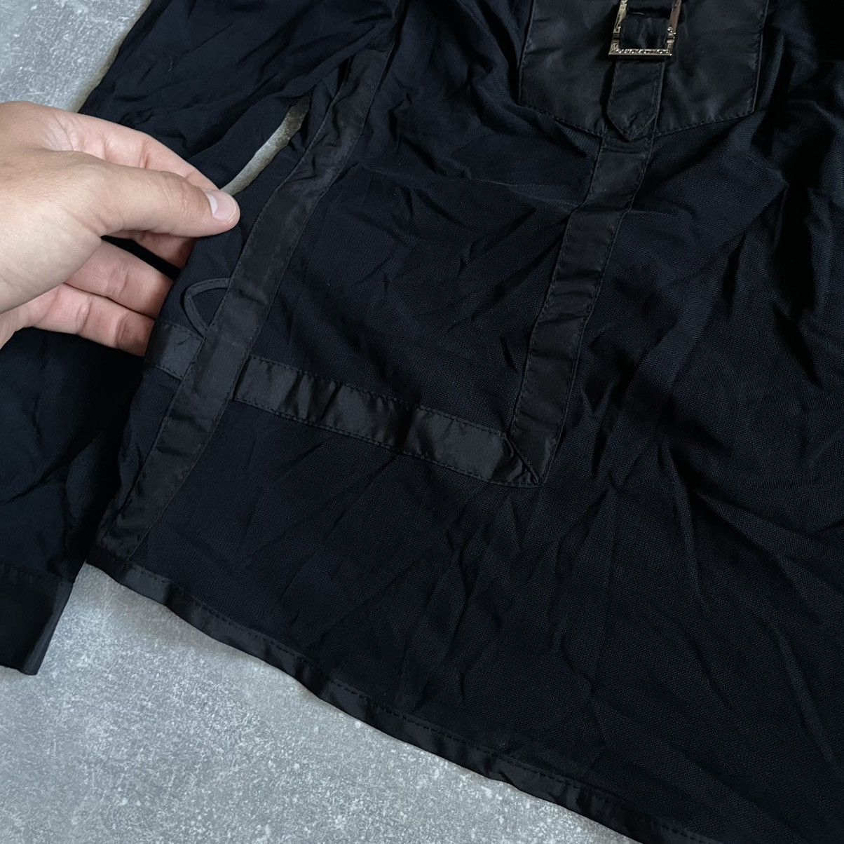 Louis Vuitton Rare 90s Louis Vuitton blouse Shirt old long goth alt cyber Size XS / US 0-2 / IT 36-38 - 2 Thumbnail