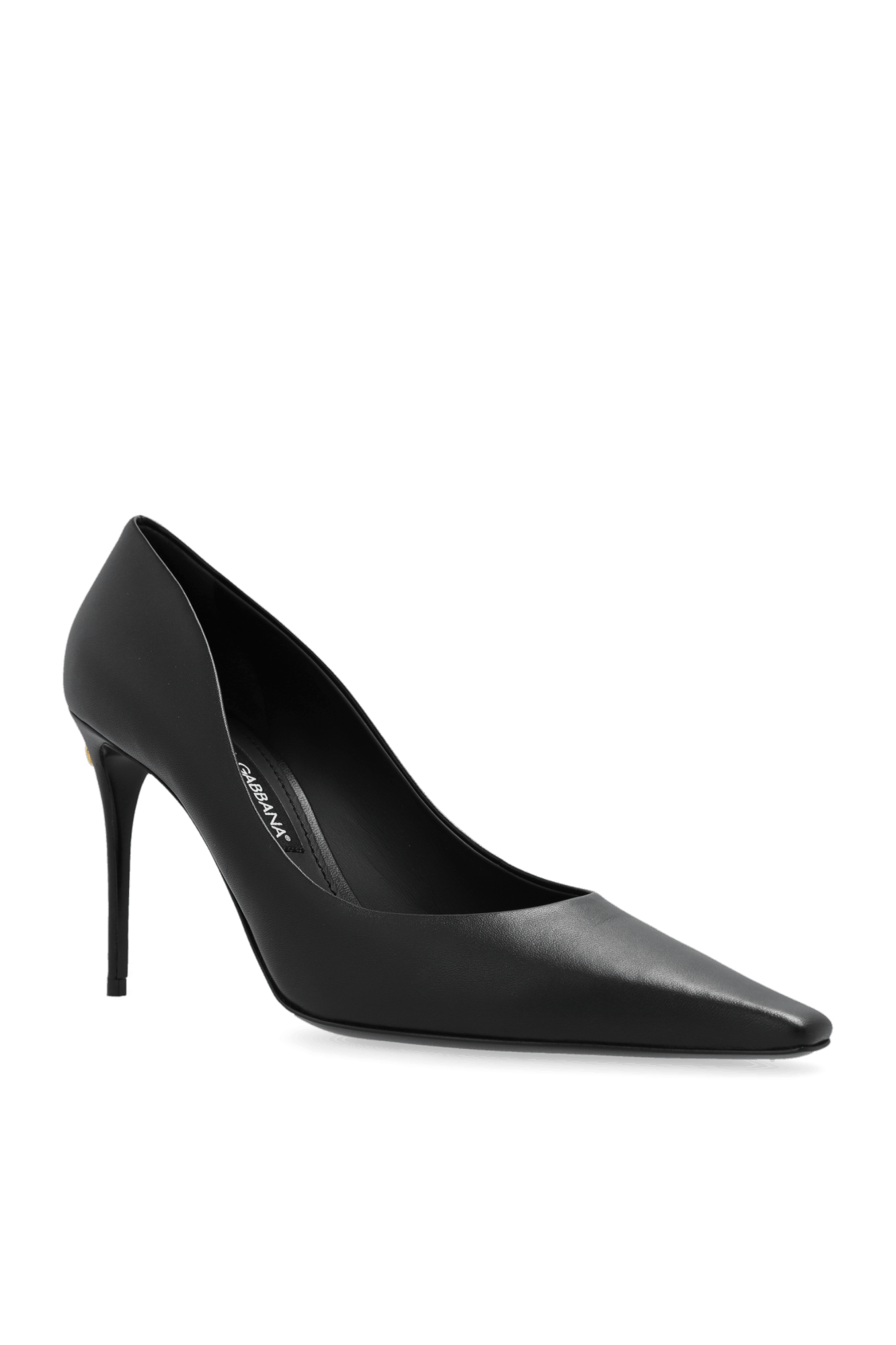 Dolce & Gabbana o1s22i1n0225 Nappa Leather Pumps in Black Size US 8 / IT 38 - 4 Thumbnail