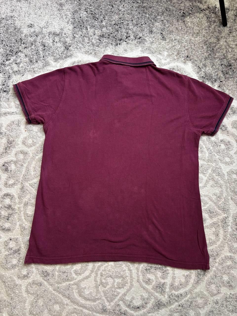 Sergio Tacchini Sergio Tacchini Burgundy Pique Polo Shirt - Tennis Core Size US L / EU 52-54 / 3 - 10 Thumbnail