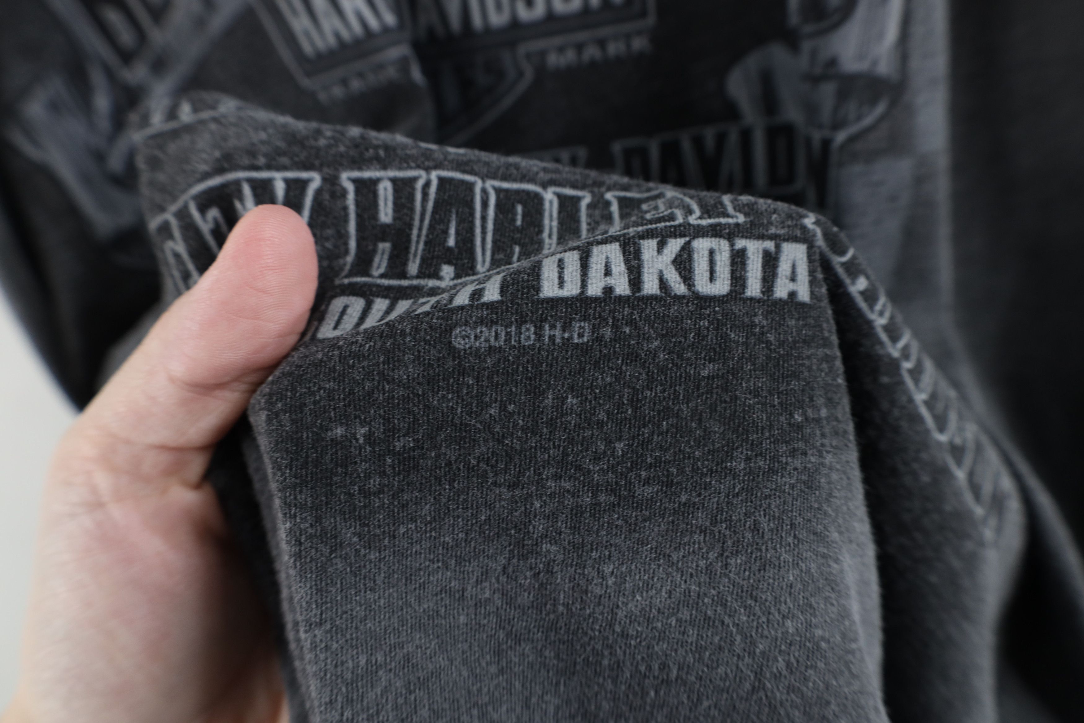 Harley Davidson × Vintage Y2K Harley Davidson Skeleton All Over Print T-Shirt Gray Size US XXL / EU 58 / 5 - 11 Thumbnail