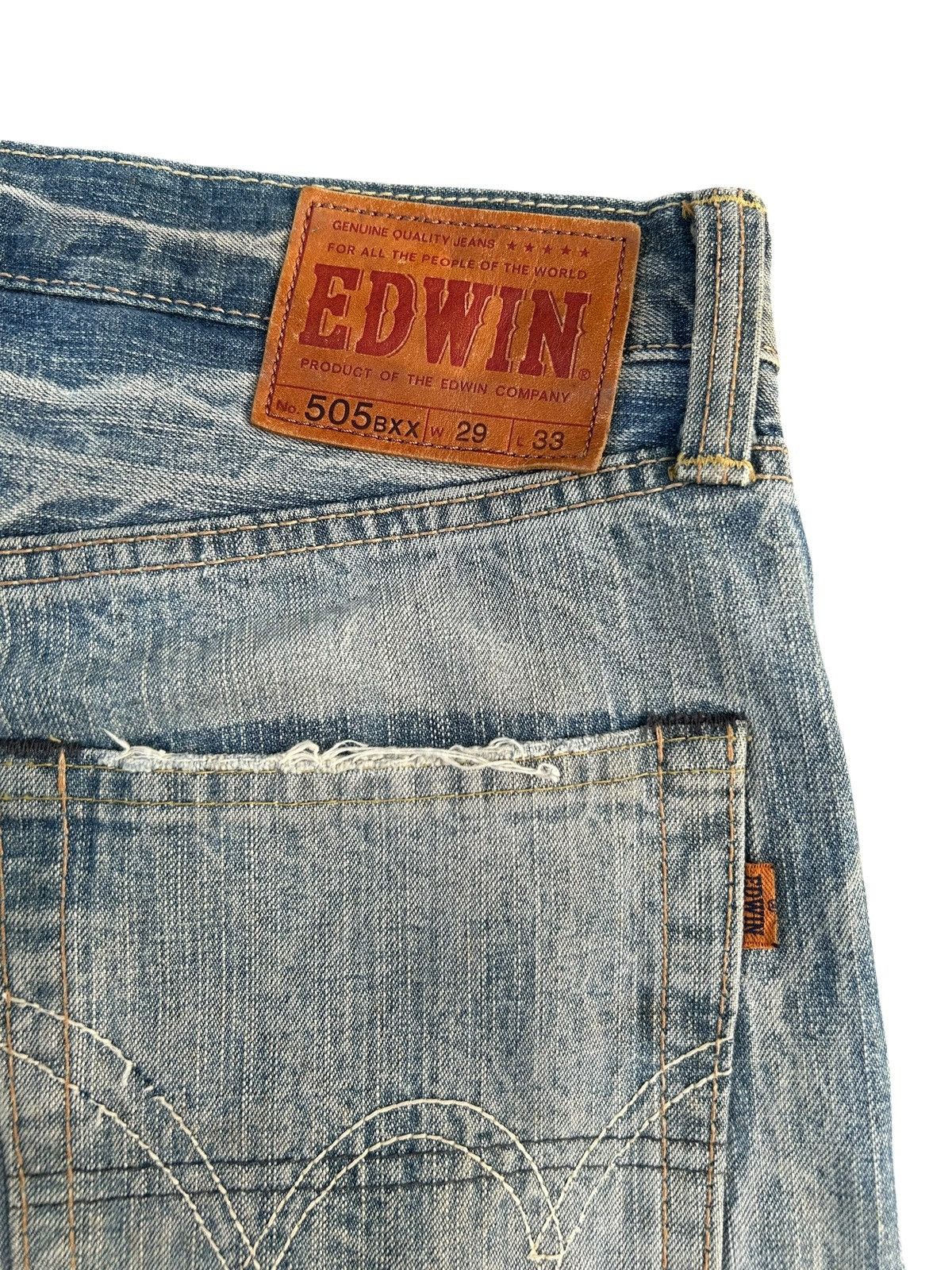 Kapital Vintage Edwin 505BXX Selvedge Japanese Brand Denim Jeans Size US 30 / EU 46 - 11 Thumbnail
