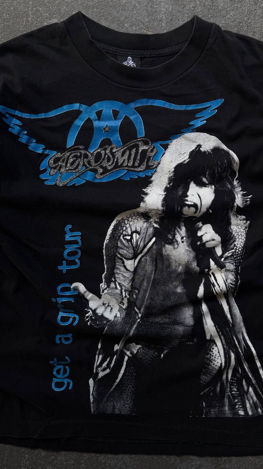 Band Tees 1994 aerosmith get a grip mtv shirt Size US L / EU 52-54 / 3 - 3 Thumbnail