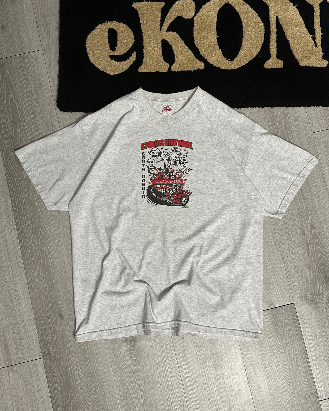 Vintage 2013 Sturgis Bike Week South Dakota Alstyle T-Shirt Size XL Size US XL / EU 56 / 4 - 2 Thumbnail