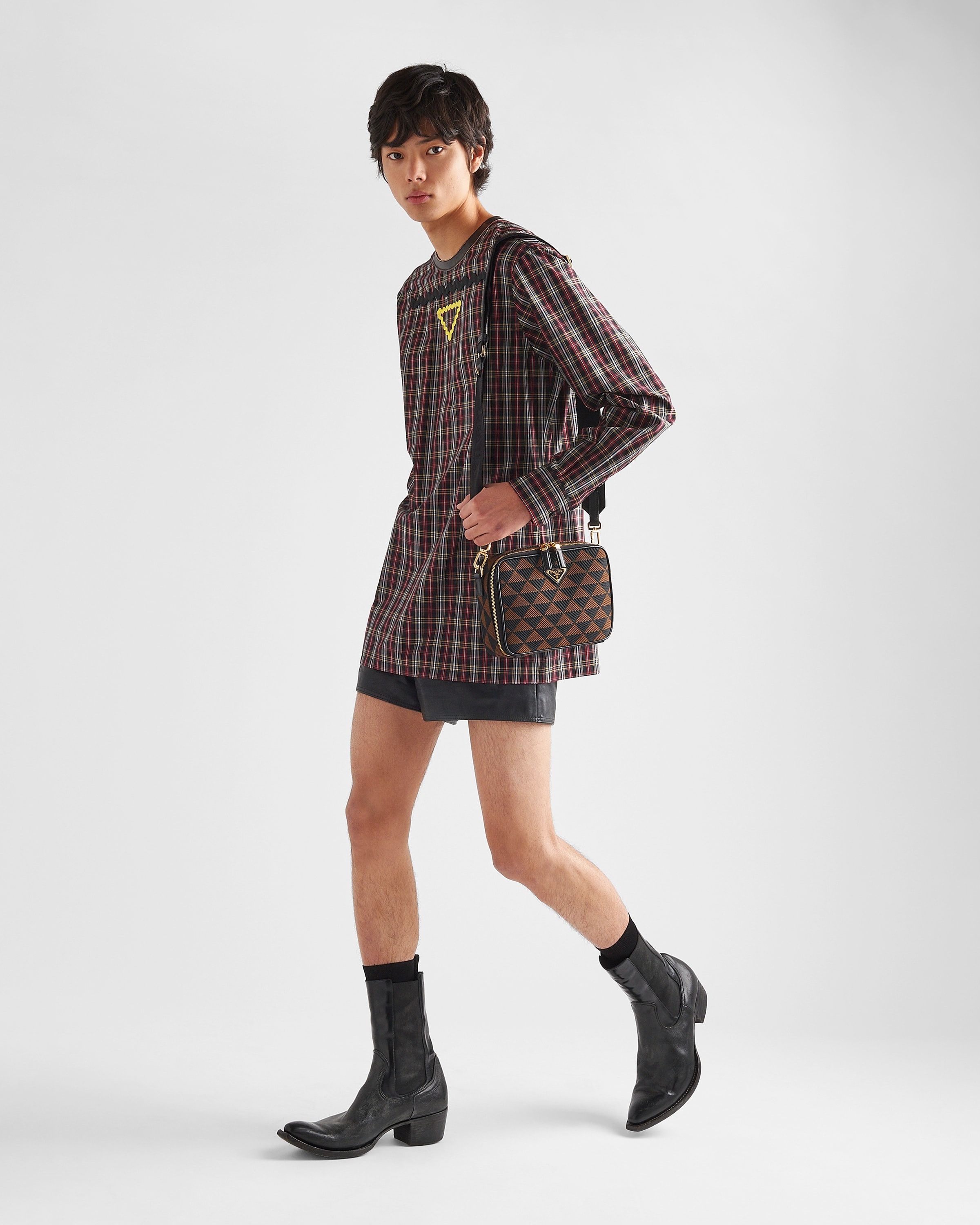 Prada o1bcso1str1025 Size: OS / Jacquard Embroidered Fabric Bag Size ONE SIZE - 9 Thumbnail