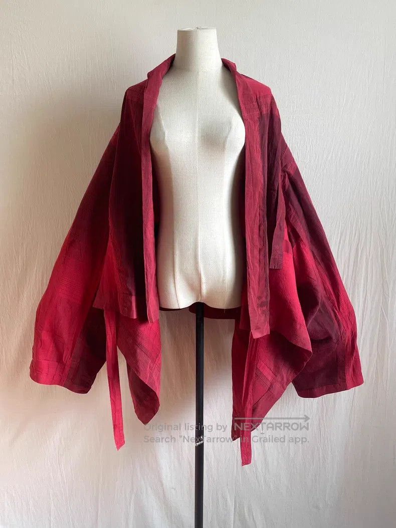 Issey Miyake Issey Miyake Red Coat Size M / US 6-8 / IT 42-44 - 3 Thumbnail