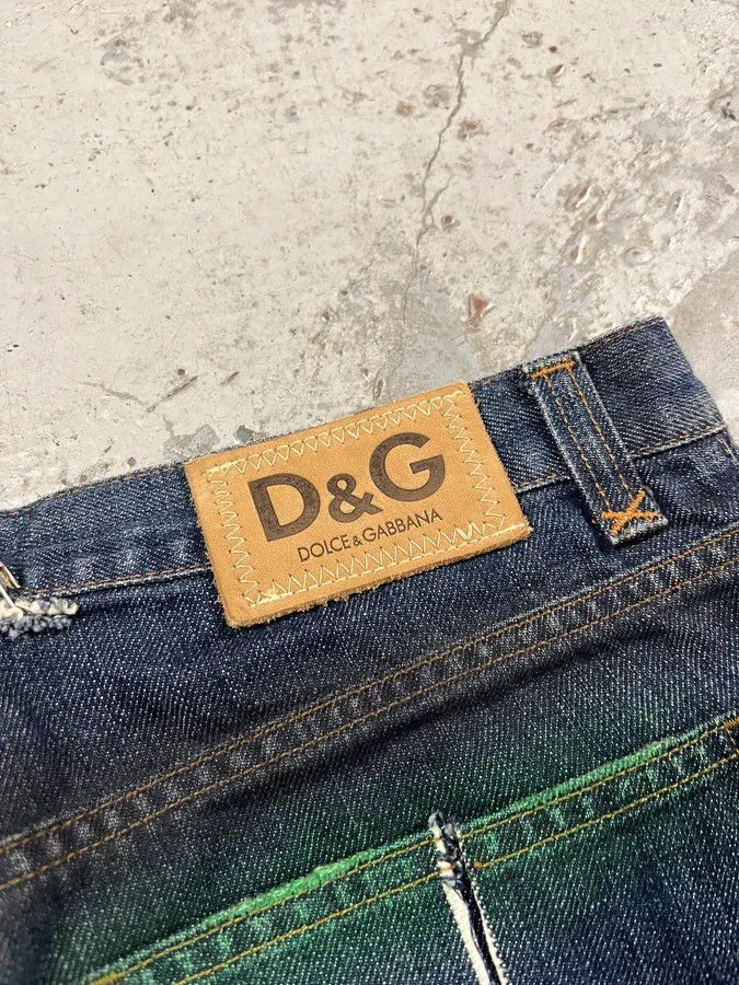 Dolce & Gabbana AW2001 Dolce & Gabbana Pins Blue Faded Denim Jeans Size US 32 / EU 48 - 10 Thumbnail