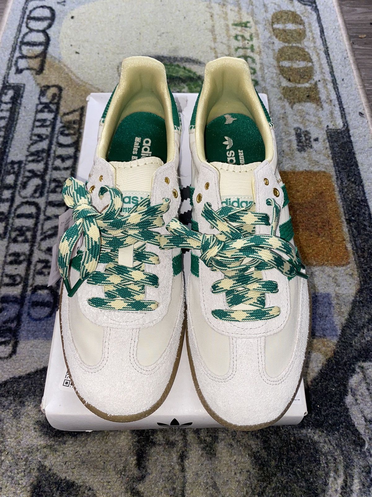 Adidas × Wales Bonner Adidas Samba Wales Bonner Cream Green Size US 8.5 / EU 41-42 - 4 Thumbnail