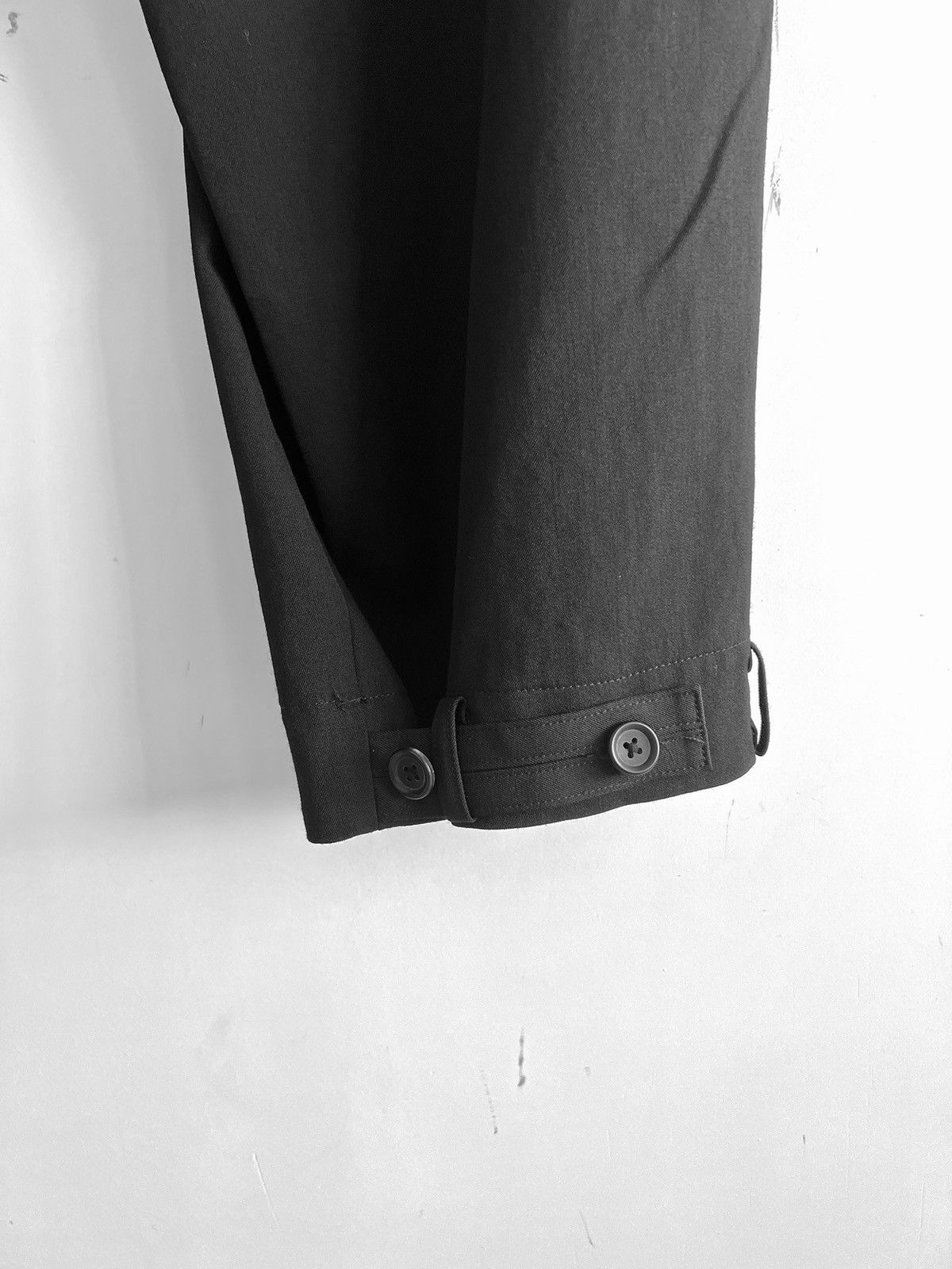 Yohji Yamamoto Yohji Yamamoto Pour Homme - W/Gabardine Wide Tab Pants Size US 30 / EU 46 - 6 Thumbnail
