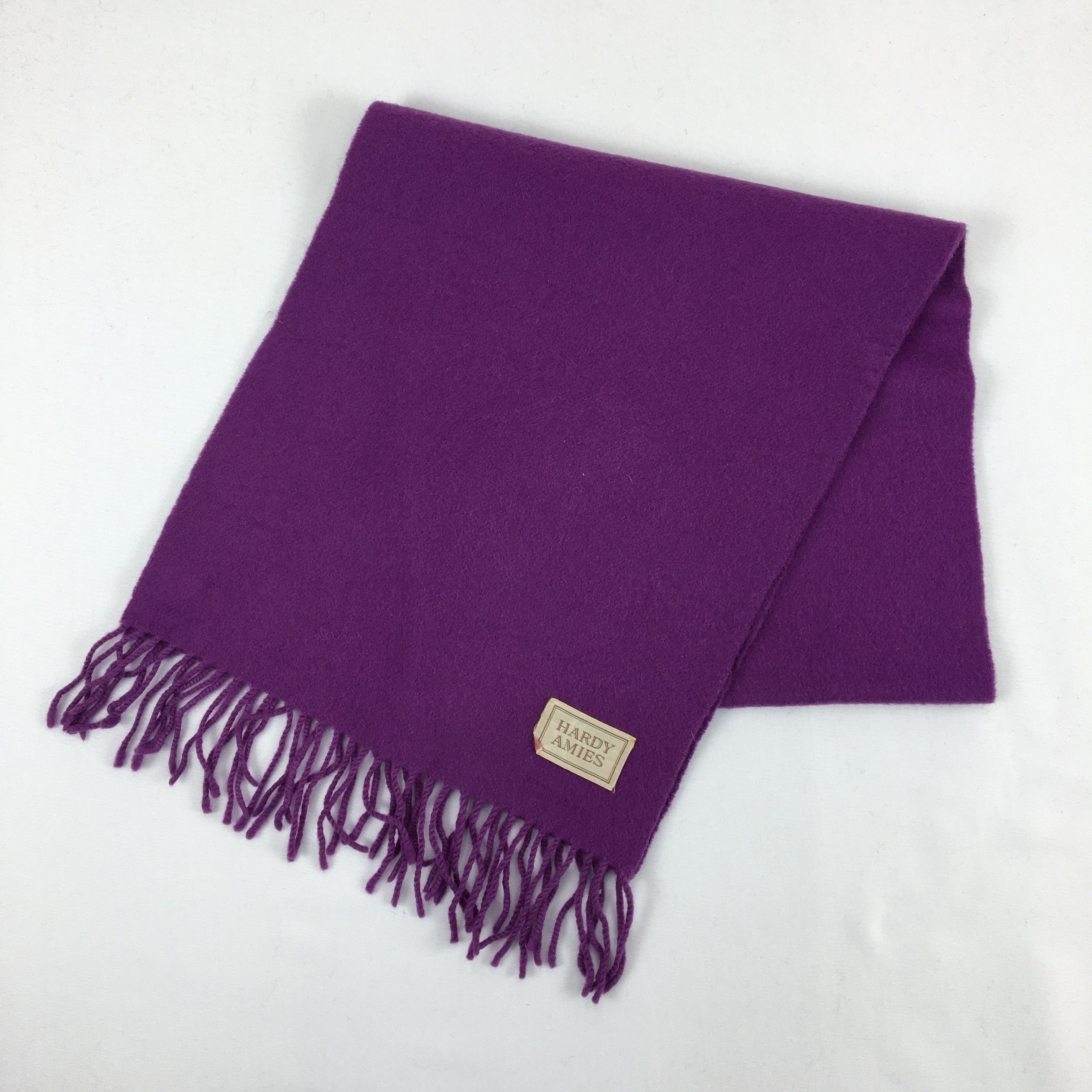 Hardy Amies × Vintage Vintage Hardy Amies Scarf Muffler Wool Cashmere Scarves Size ONE SIZE - 3 Thumbnail