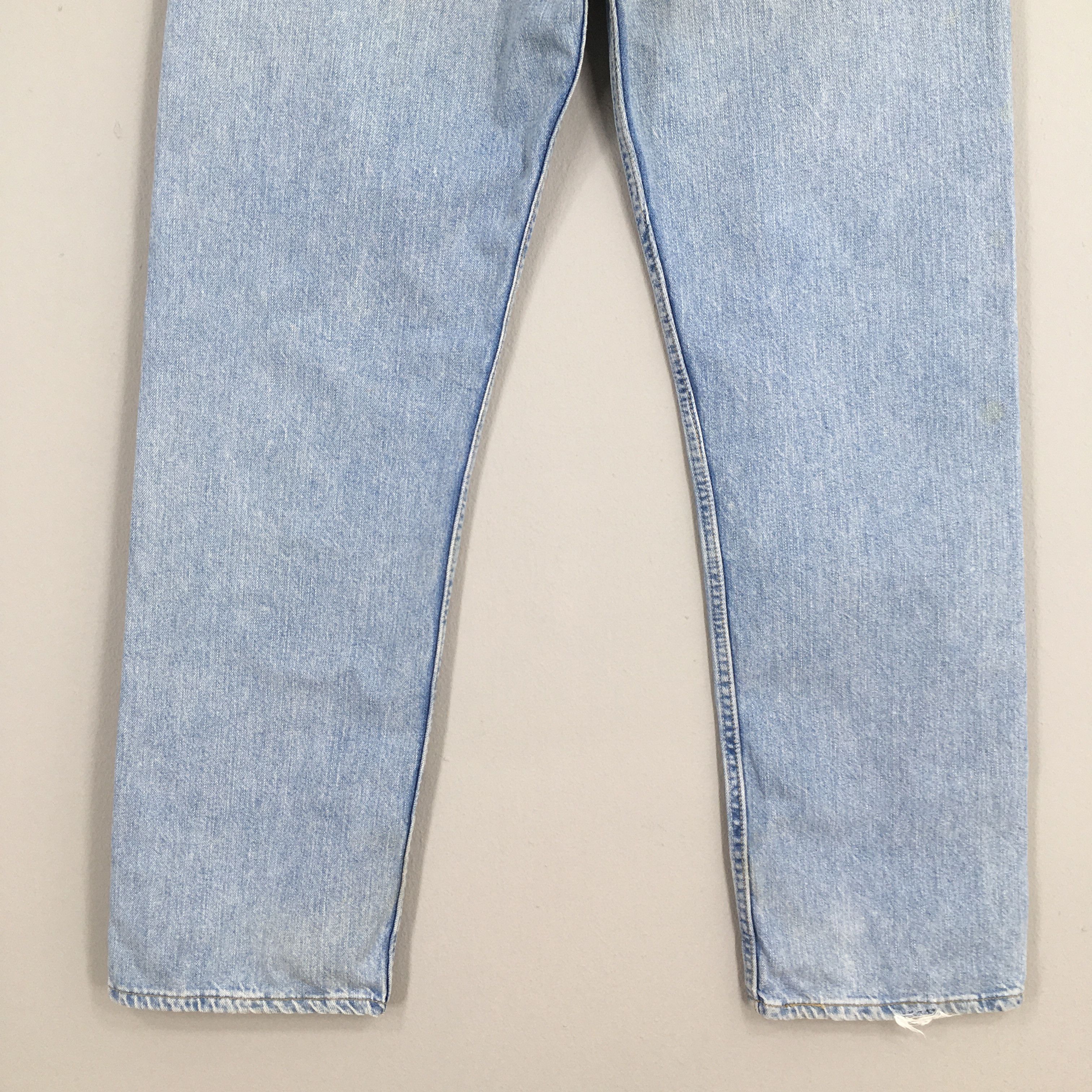 Levi's Size 32x30 Vintage 80s Levi's 501 Faded Blue Jeans S584 Size US 32 / EU 48 - 10 Thumbnail