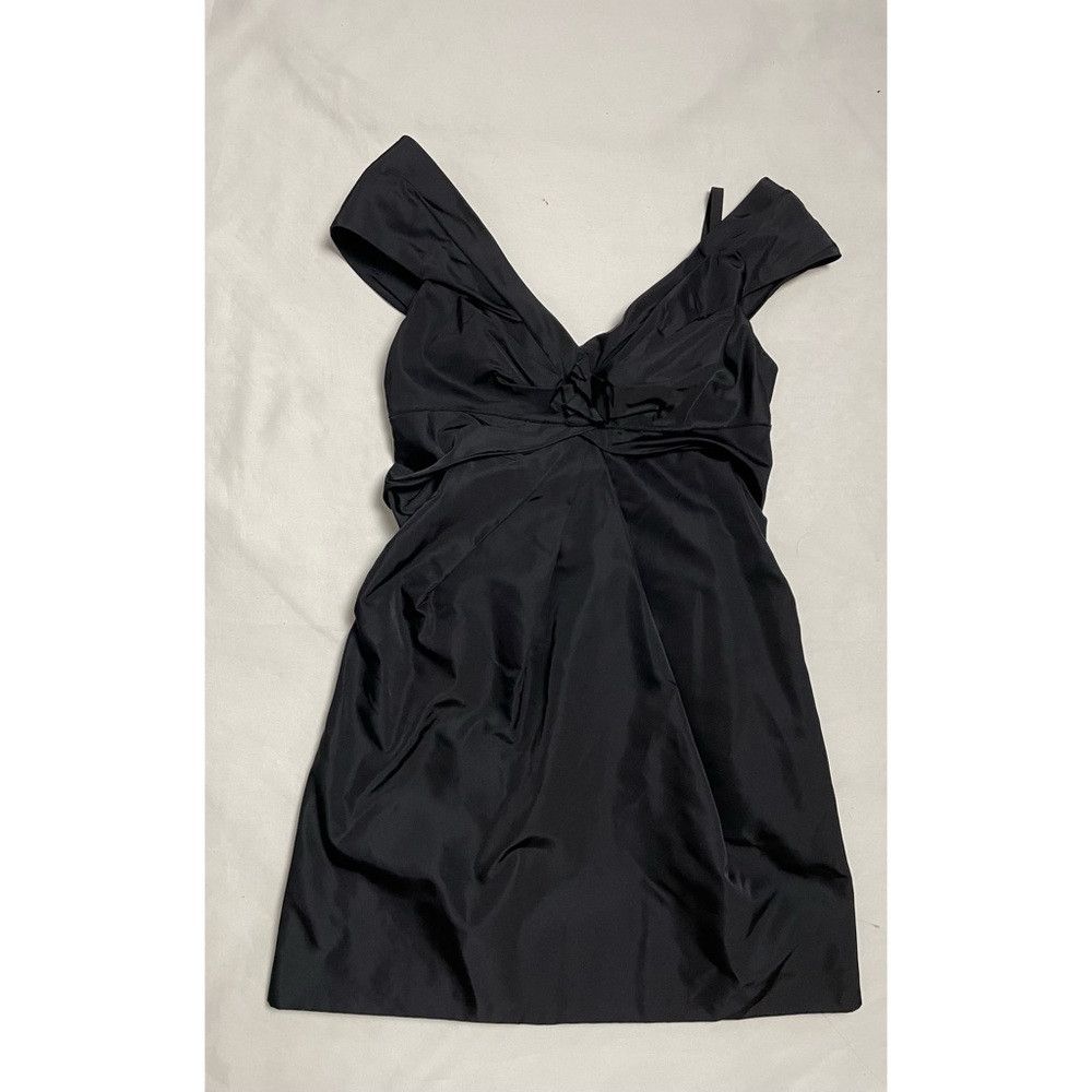 Marc Jacobs Marc Jacobs Off-Shoulder Gathered Mini Silk Black Dress wit Size M / US 6-8 / IT 42-44 - 6 Thumbnail