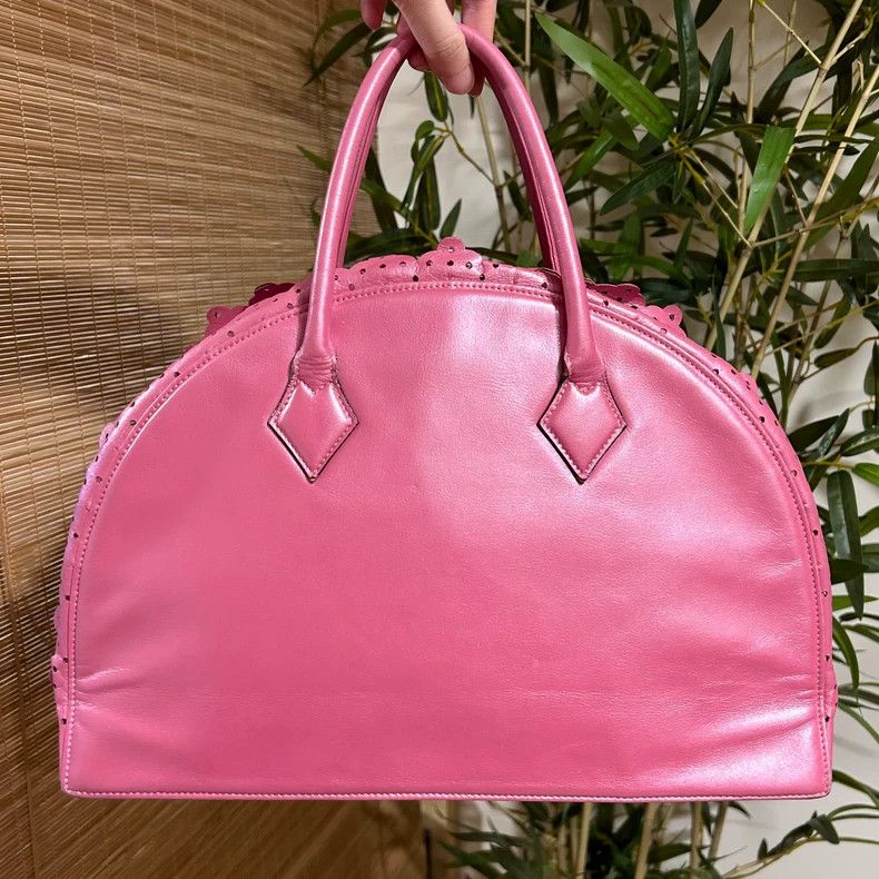 Vivienne Westwood Vivienne Westwood Baba pink lace fan handbag Size ONE SIZE - 3 Thumbnail