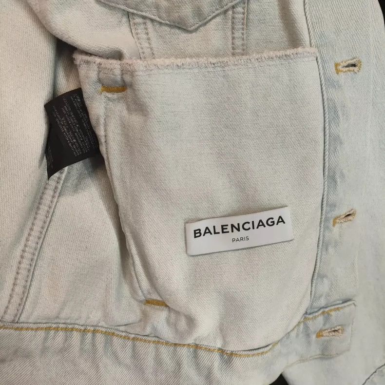Balenciaga Balenciaga size 38 Cotton denim jacket 2502-Nextarrow Size US M / EU 48-50 / 2 - 6 Thumbnail