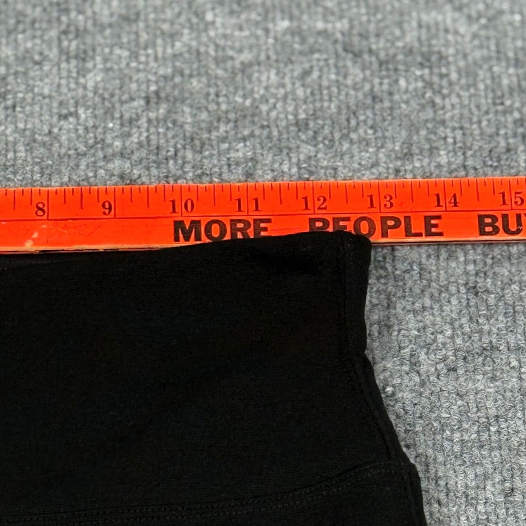 Spanx SPANX Assets Red Hot Label Black High Rise Leggings M Womens Ankle Knit Solid Stretch Elastic Waist Inseam 30 in Size 32" / US 10 / IT 46 - 7 Thumbnail