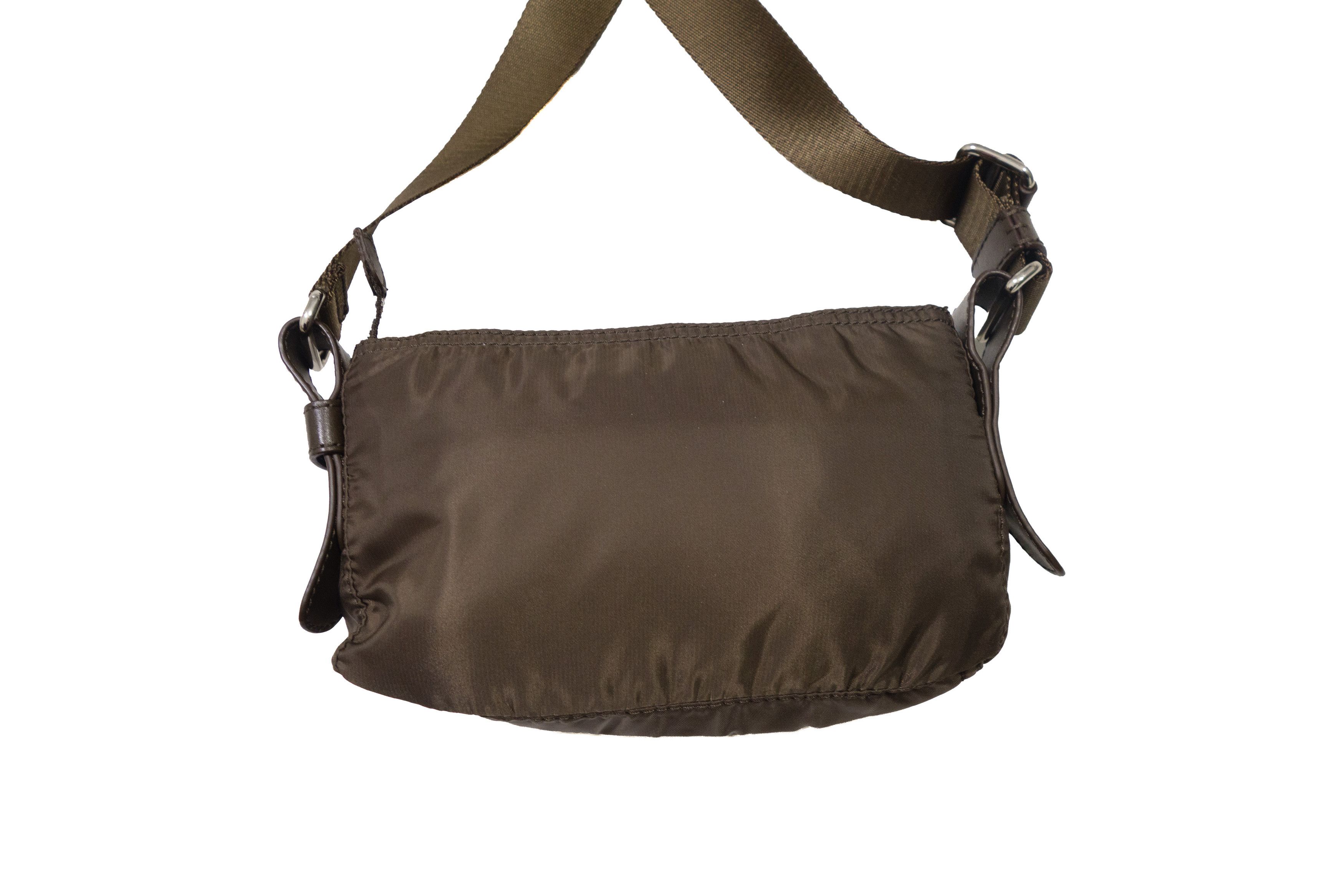 Lacoste 00s Nylon Shoulder Y2K Baguette Bag Vintage Size ONE SIZE - 2 Thumbnail