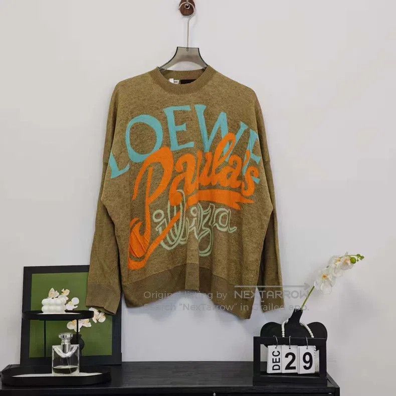 Loewe Loewe Co-branded Large Logo Knit Top Size M / US 6-8 / IT 42-44 - 1 Thumbnail