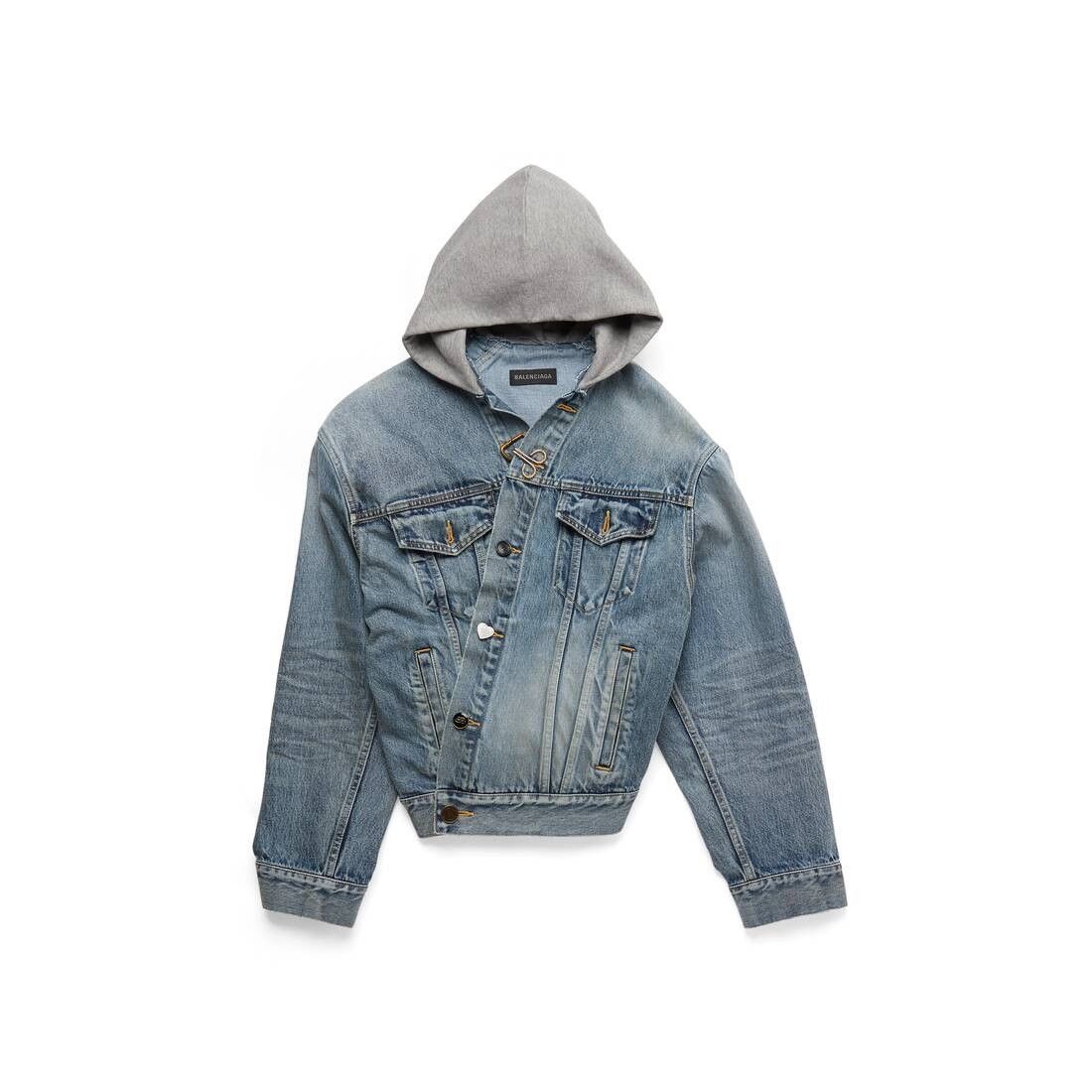 Balenciaga oc11z0125 DIY Jacket in Light Blue Size XL / US 12-14 / IT 48-50 - 1 Thumbnail