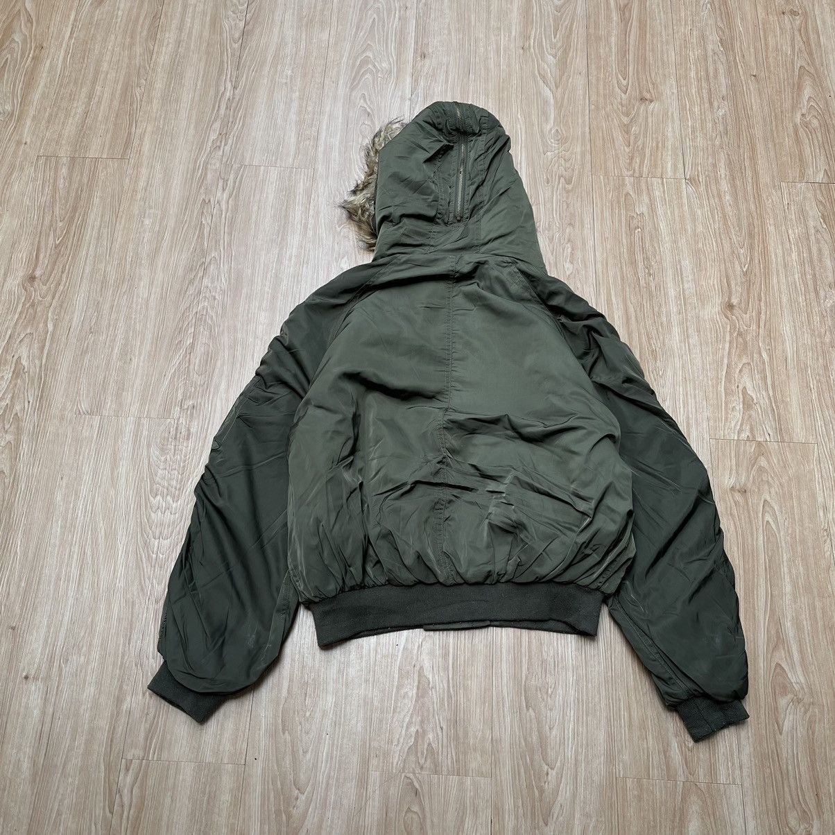 If Six Was Nine 2000S Y2K INGNI Bomber Jacket Fur & Faux LGB Style Size M / US 6-8 / IT 42-44 - 3 Thumbnail