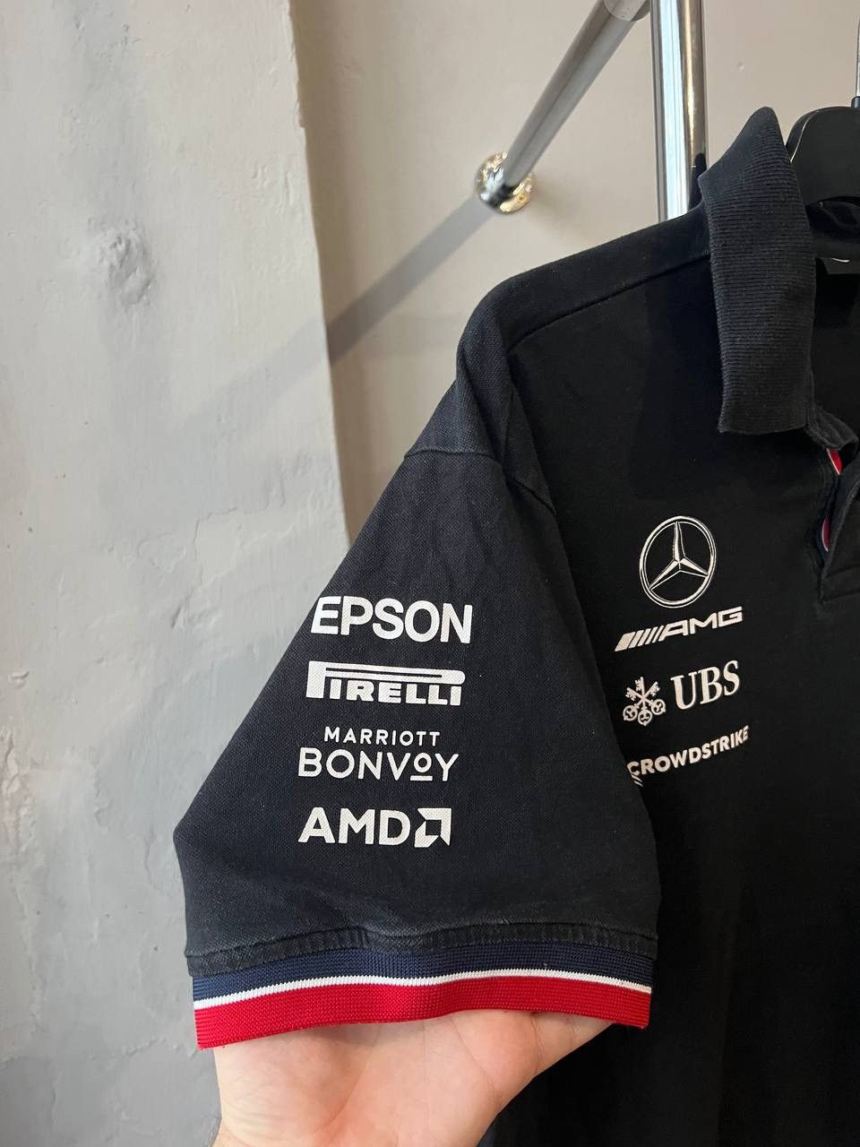 Formula 1 2021 MERCEDES BENZ AMG PETRONAS FORMULA ONE POLO JERSEY XXL Size US XXL / EU 58 / 5 - 8 Thumbnail