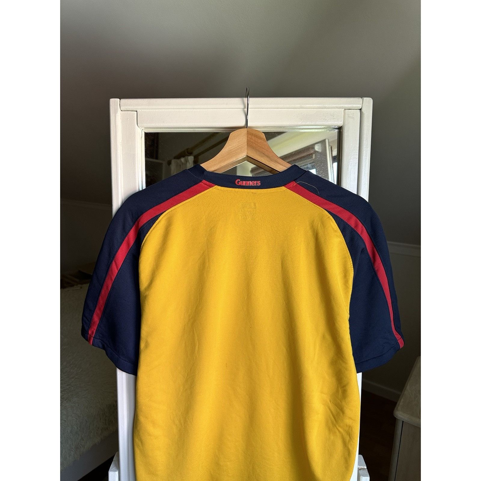 Nike ARSENAL LONDON 2008 2009 AWAY FOOTBALL SHIRT SOCCER JERSEY N Size US M / EU 48-50 / 2 - 8 Thumbnail