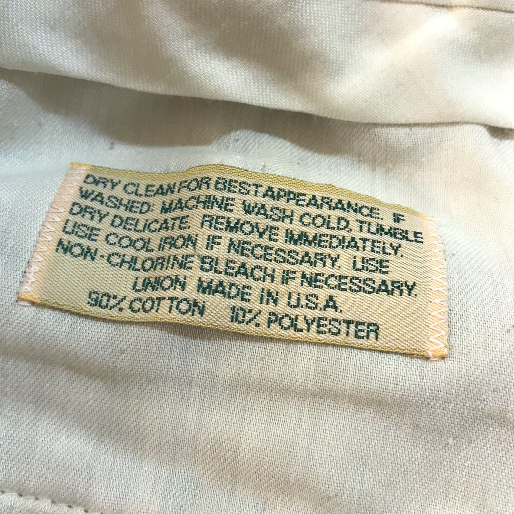 Vintage VINTAGE L.L. Bean Corduroy Pants Jeans 44x34 Beige Flat Front Mens USA Size US 44 / EU 60 - 4 Thumbnail