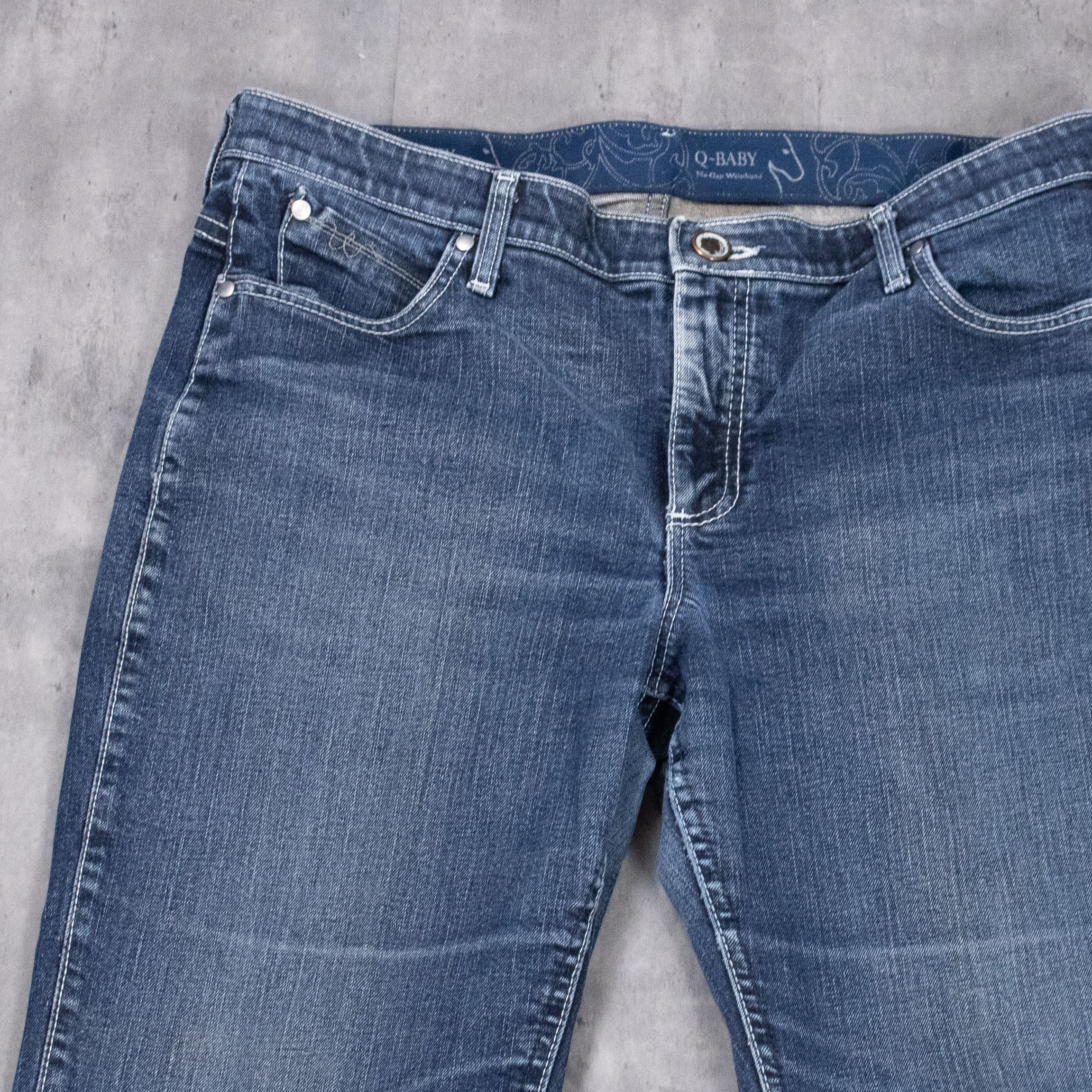 Wrangler Y2K Wrangler QBaby Bootcut Indigo Jeans Size US 36 / EU 52 - 7 Thumbnail