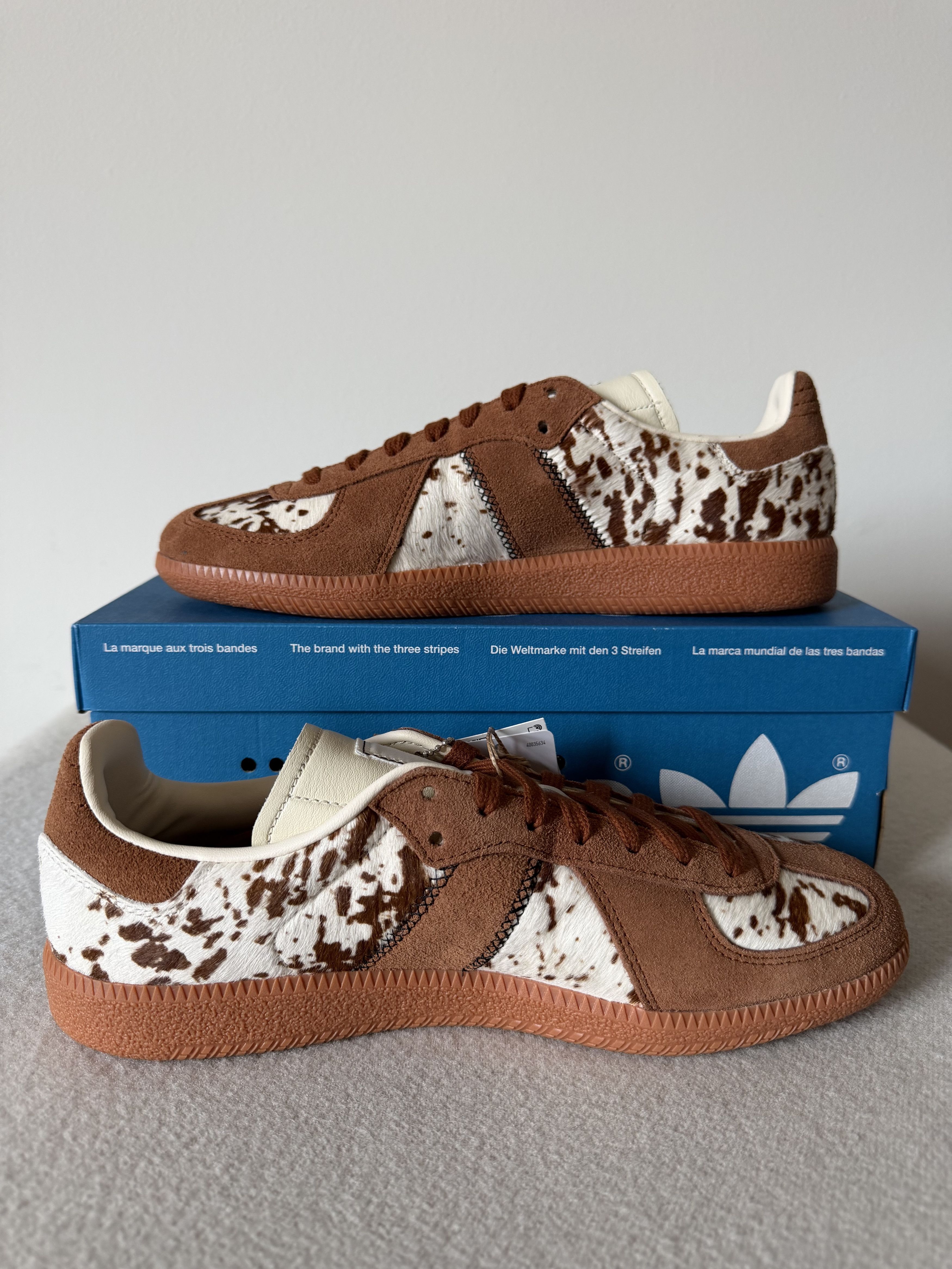 Adidas Adidas BW Army Do Not Duplicate in Rodeo Brown Cow Print Size US 8 / EU 41 - 3 Thumbnail