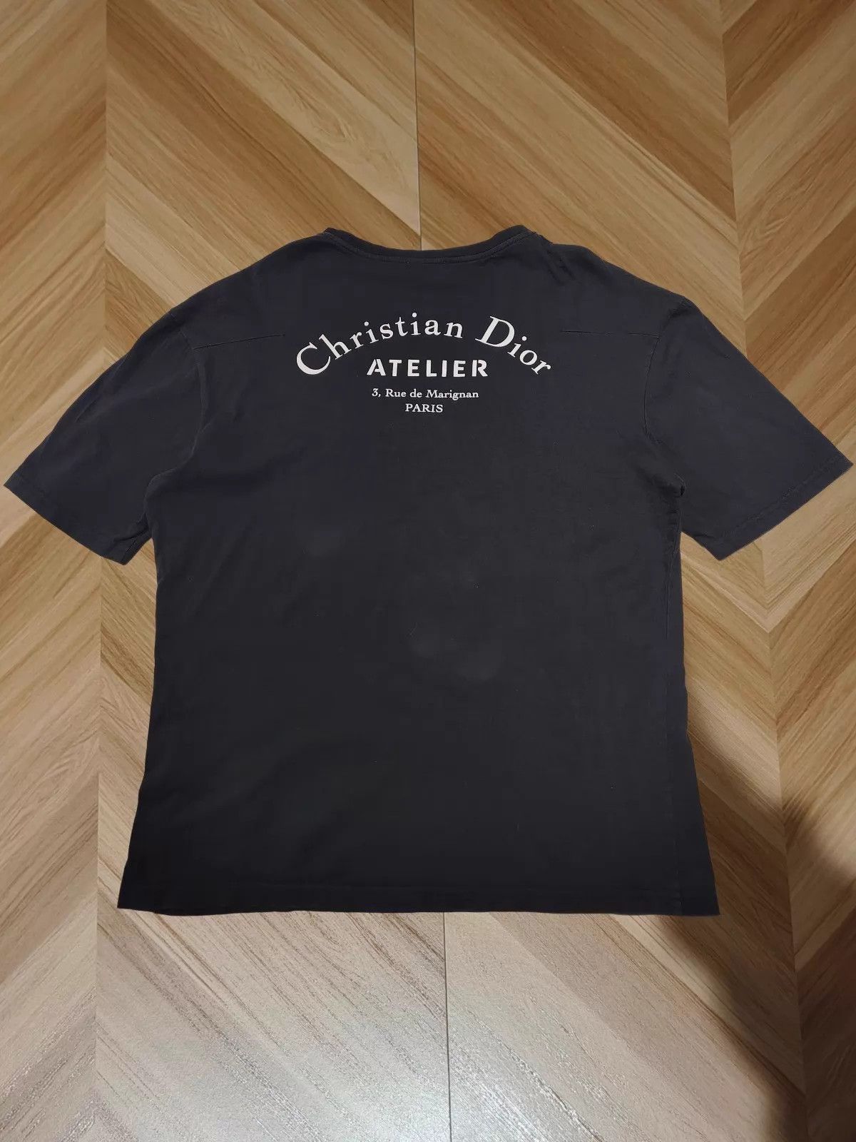 Dior Dior Logo 100% Cotton Crew Neck T-shirt M IT Size M / US 6-8 / IT 42-44 - 2 Thumbnail