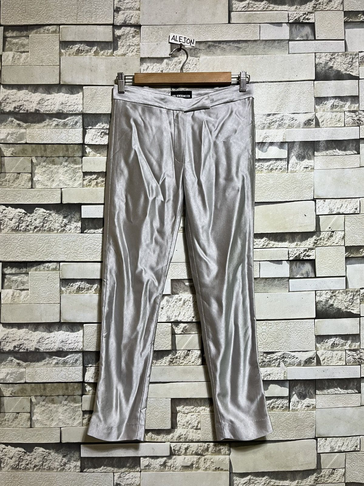 Ann Demeulemeester ANN DEMEULEMEESTER SILK HELM TROUSER Size 29" - 1 Thumbnail