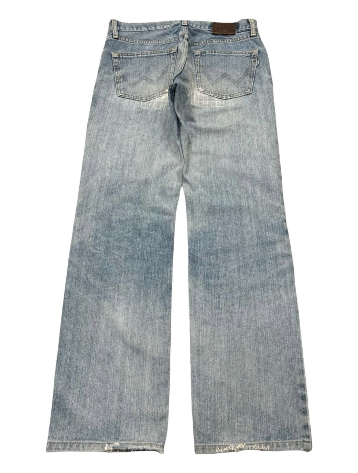 Edwin Edwin Distressed Reconstructed Sashiko Denim Pants (AC15) Size US 30 / EU 46 - 10 Thumbnail