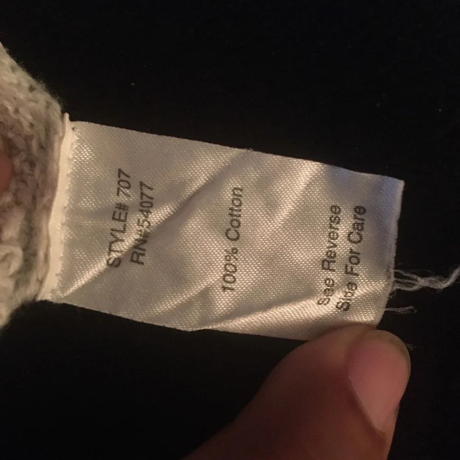The Unbranded Brand CAbi Seaside cotton crop 100% cotton Sweater, size XS Size XS / US 0-2 / IT 36-38 - 5 Thumbnail