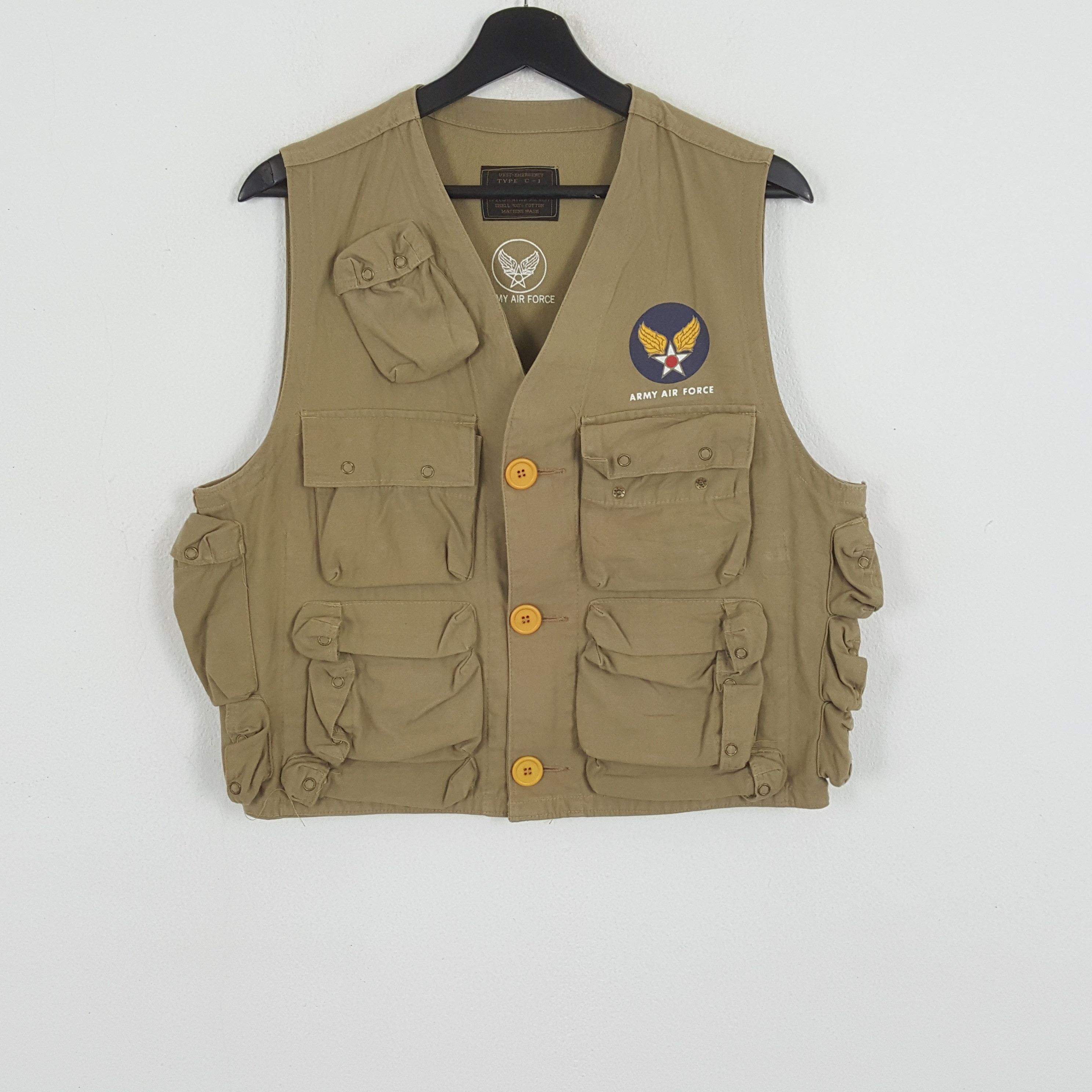 ARMY AIR FORCE Vest Tactical Pocket Design