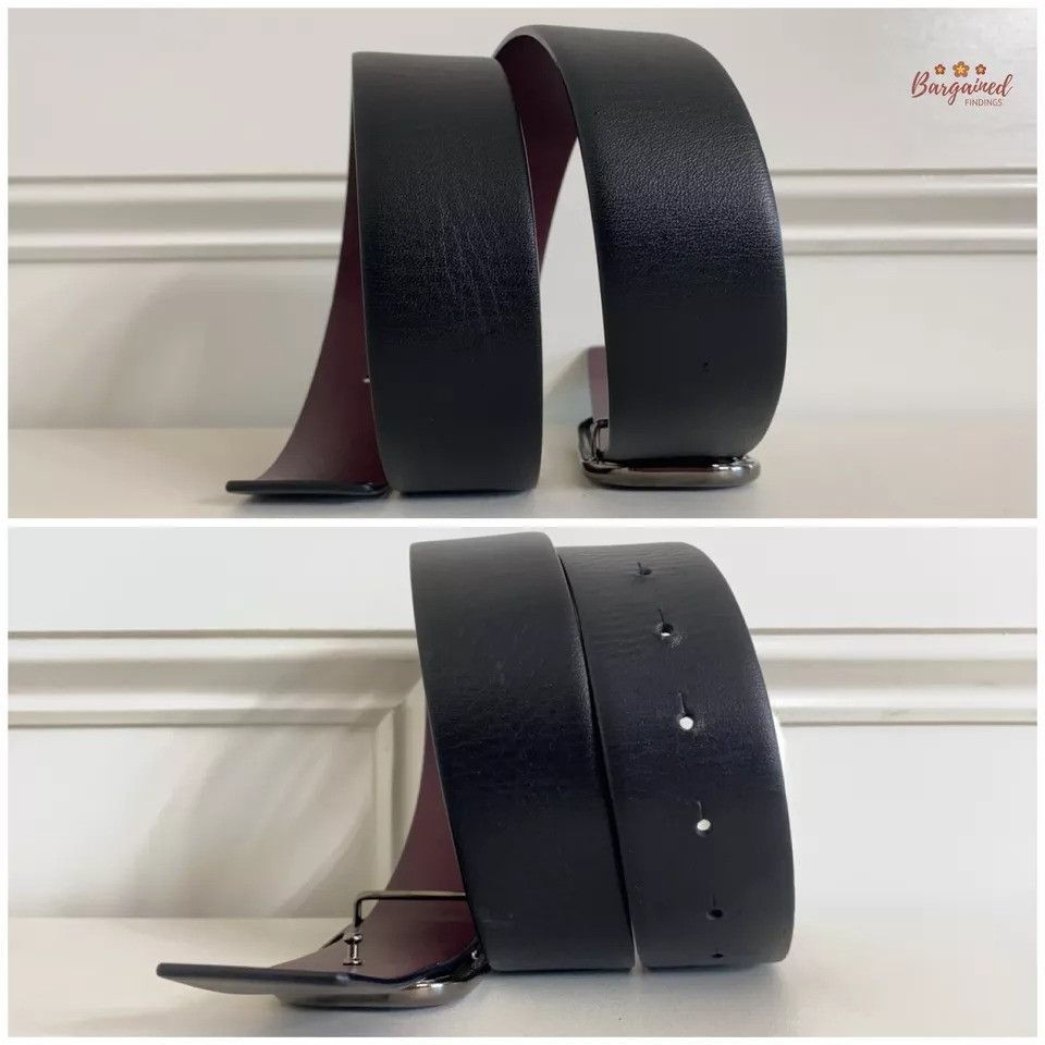 Valentino VALENTINO GARAVANI Chocolate Calfskin VLogo Signature Belt Size 28 - 10 Thumbnail