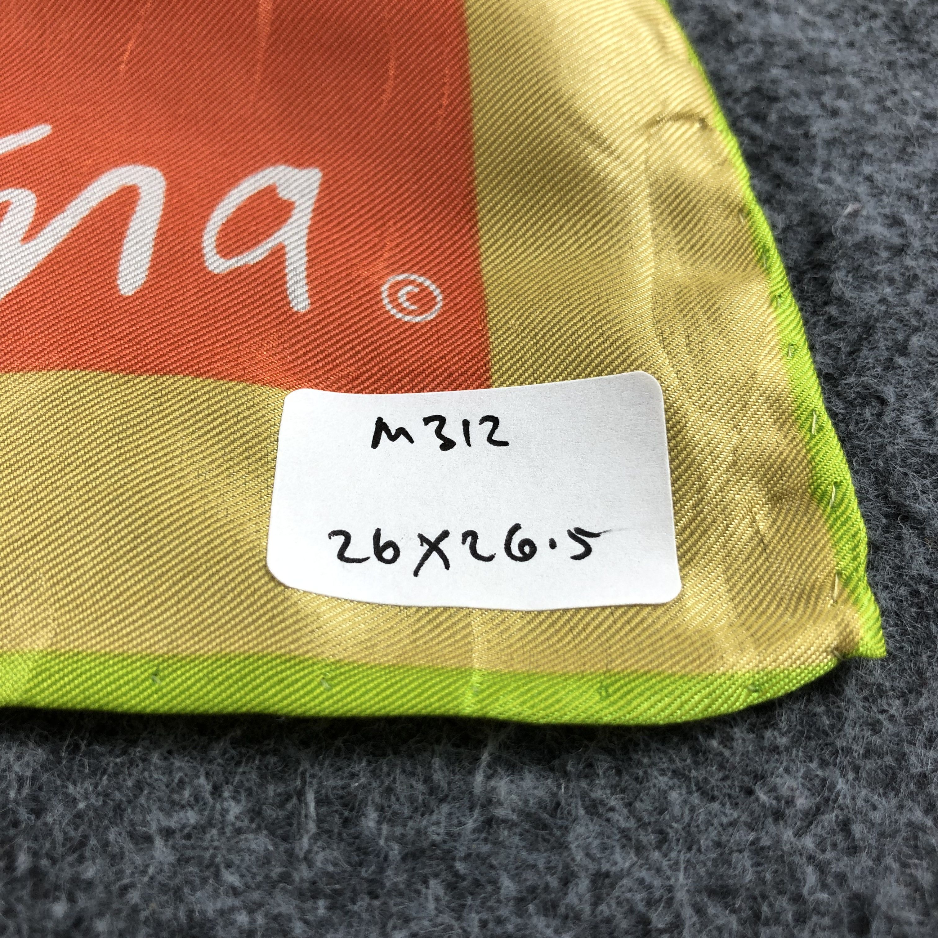 Japanese Brand Vana Abstract Silk Scarf M312 Size ONE SIZE - 7 Thumbnail