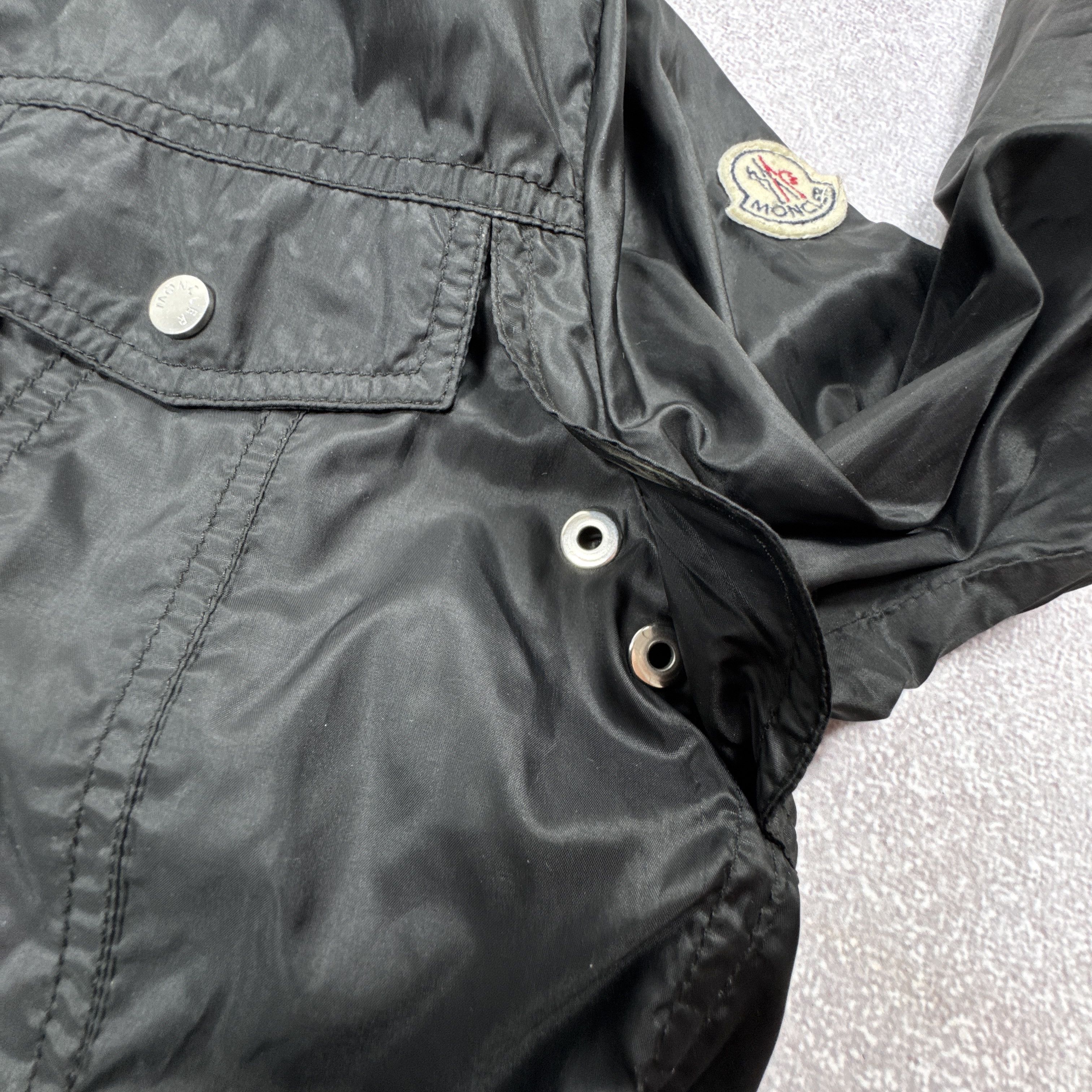 Moncler Women`s Moncler Z5E0084 Black Light Nylon Jacket Size 1 / S Size S / US 4 / IT 40 - 18 Thumbnail