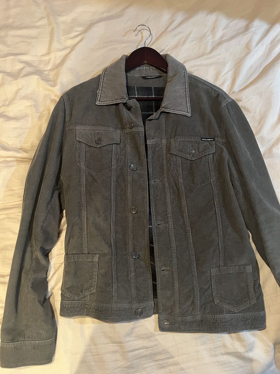 Dolce & Gabbana Corduroy Dolce & Gabbana Jacket Size US L / EU 52-54 / 3 - 1 Thumbnail