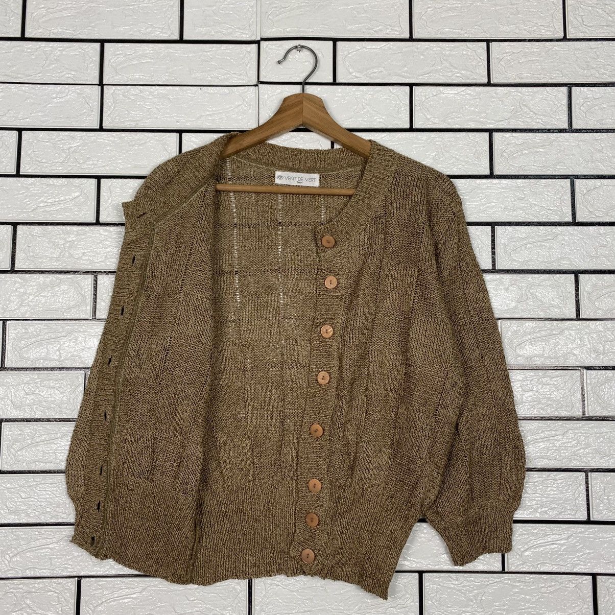 Issey Miyake 📌Vintage Knit Sweatshirt Vent De Vert Size US M / EU 48-50 / 2 - 12 Thumbnail