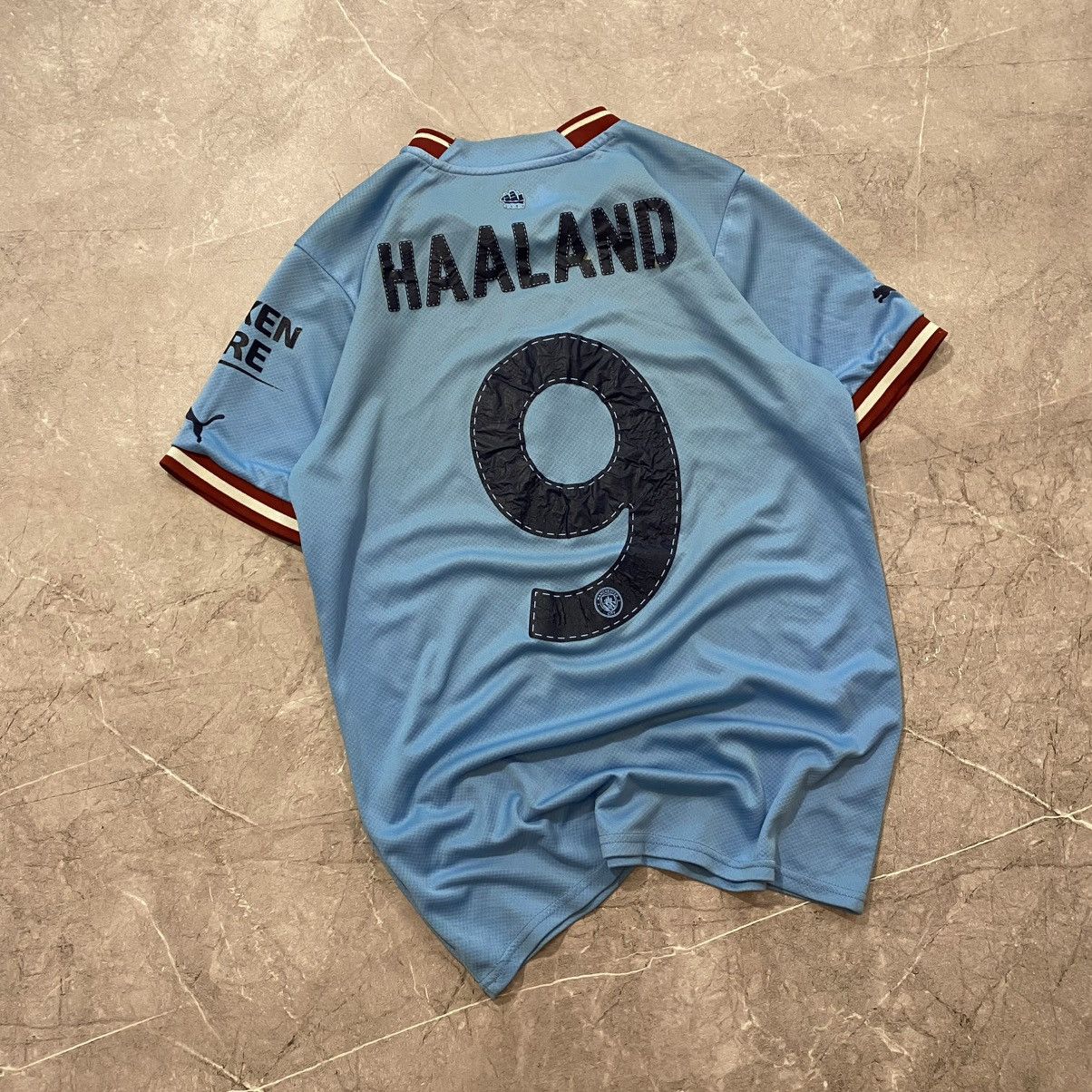 Puma HAALAND ! PUMA MANCHESTER CITY TEE SOCCER JERSEY Size US S / EU 44-46 / 1 - 7 Thumbnail