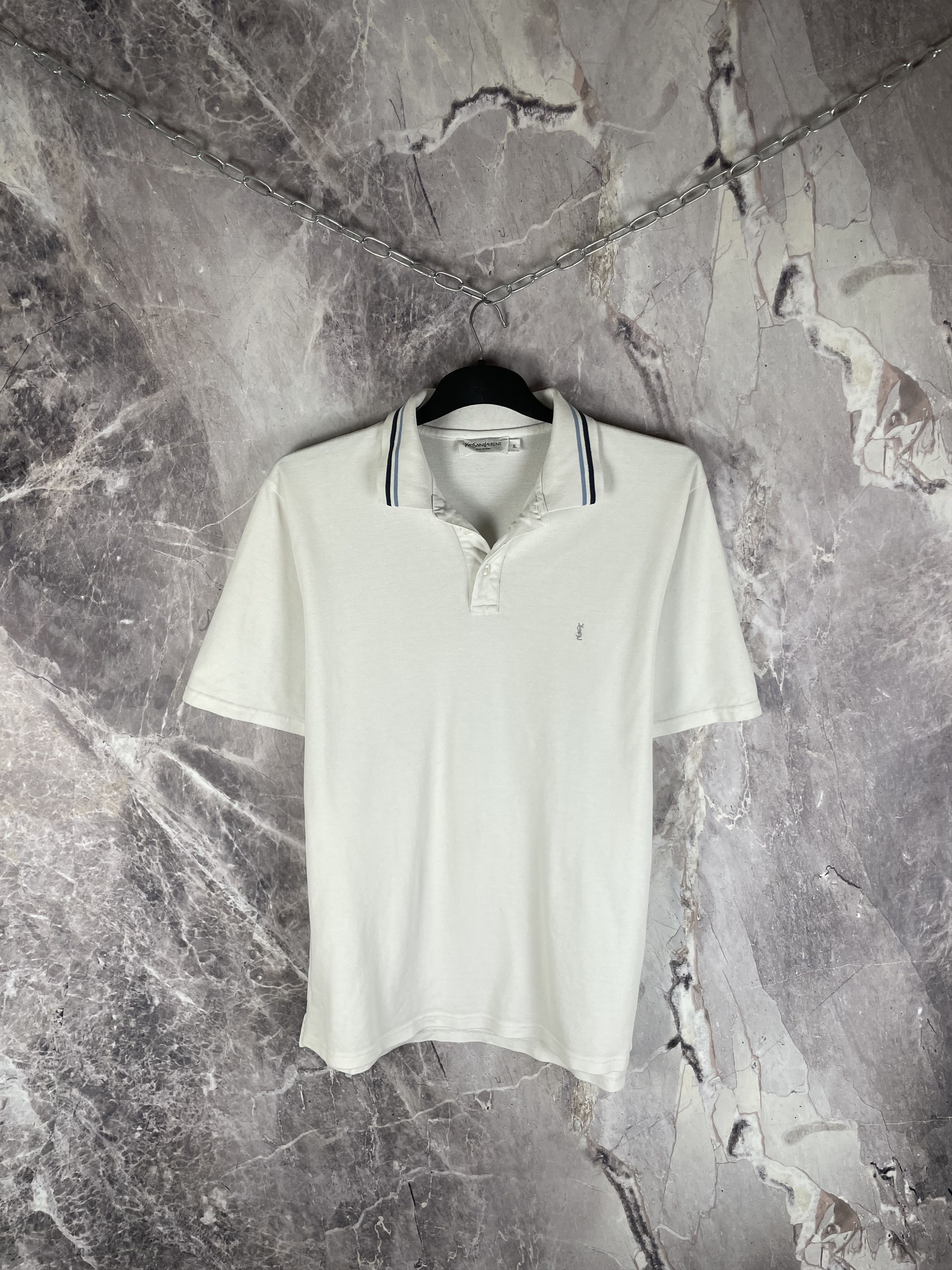 Yves Saint Laurent Yves Saint Laurent vintage polo shirt ysl Size US XL / EU 56 / 4 - 2 Thumbnail
