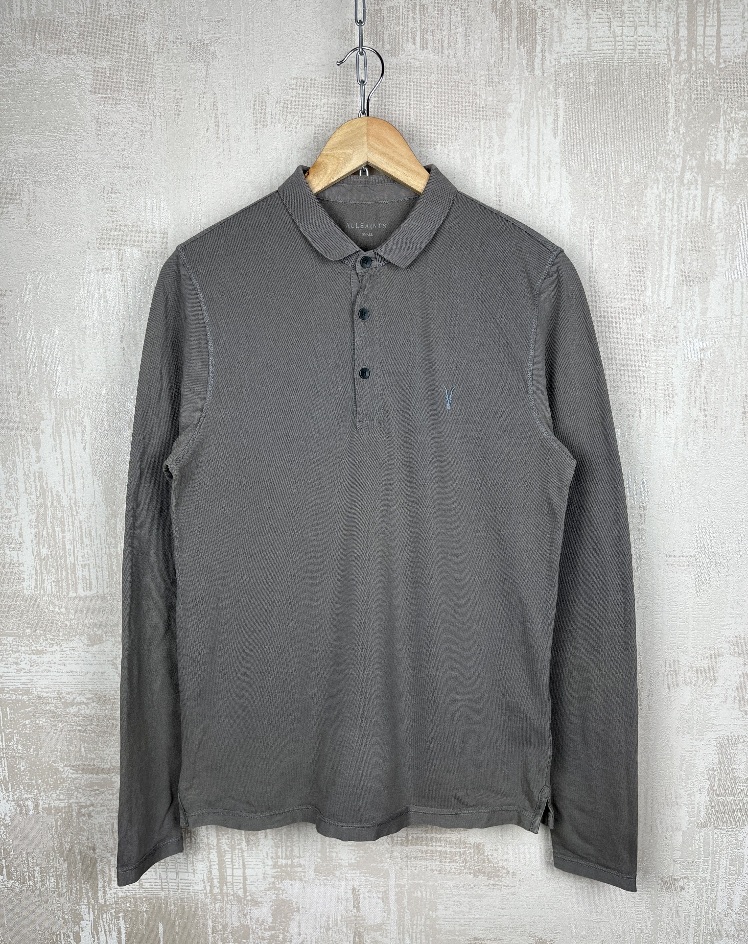 Allsaints AllSaints Reform Long Sleeve Polo T-shirt Pullover Size US S / EU 44-46 / 1 - 2 Thumbnail