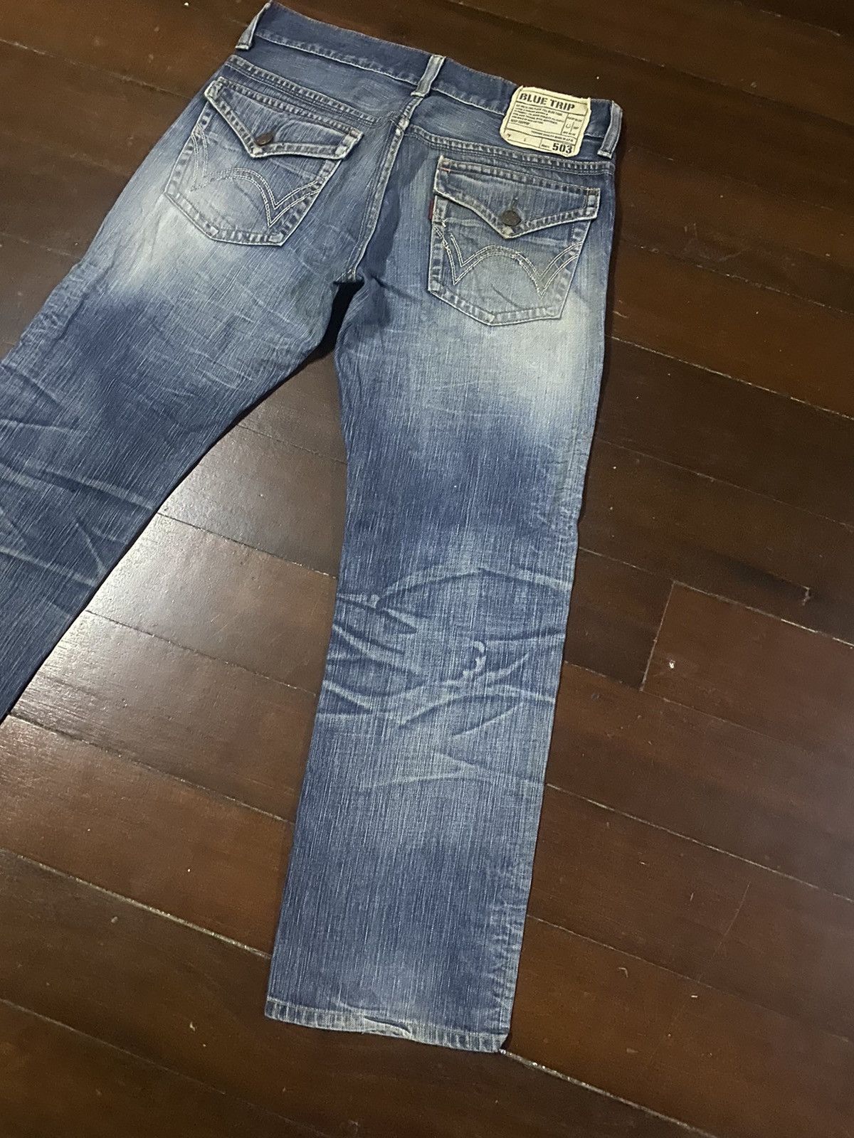 Edwin × Japanese Brand FLARE EDWIN 503 LIKE TORNADO MART STYLE. Size US 36 / EU 52 - 4 Thumbnail