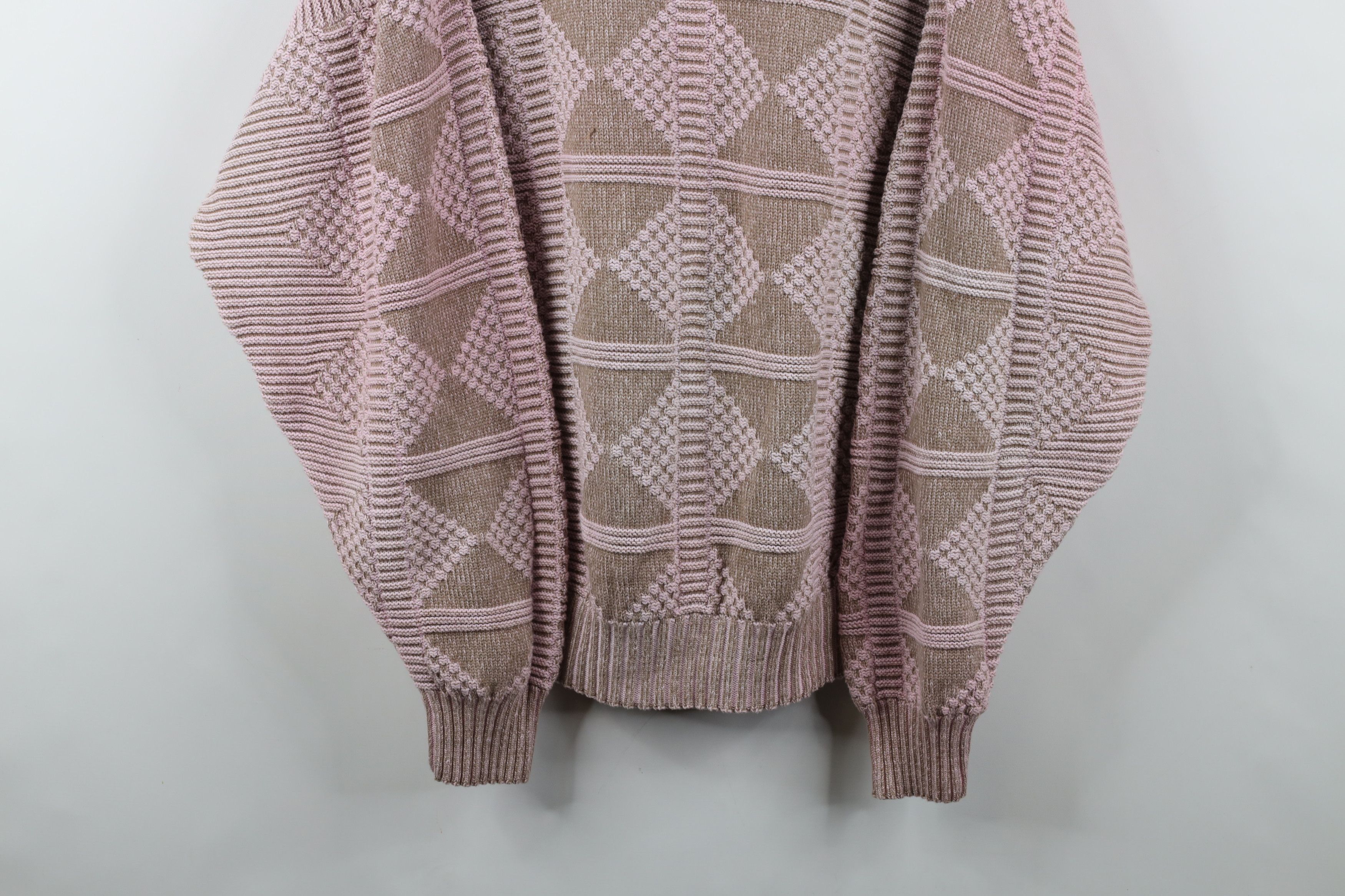 Vintage Vintage 90s Streetwear Chunky Ribbed Knit Sweater USA Size XL / US 12-14 / IT 48-50 - 3 Thumbnail
