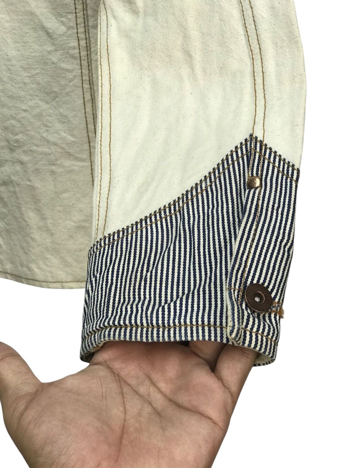 Monitaly Monitaly Patchwork Lounge Jacket Workwear Chore Canvas Size US M / EU 48-50 / 2 - 5 Thumbnail