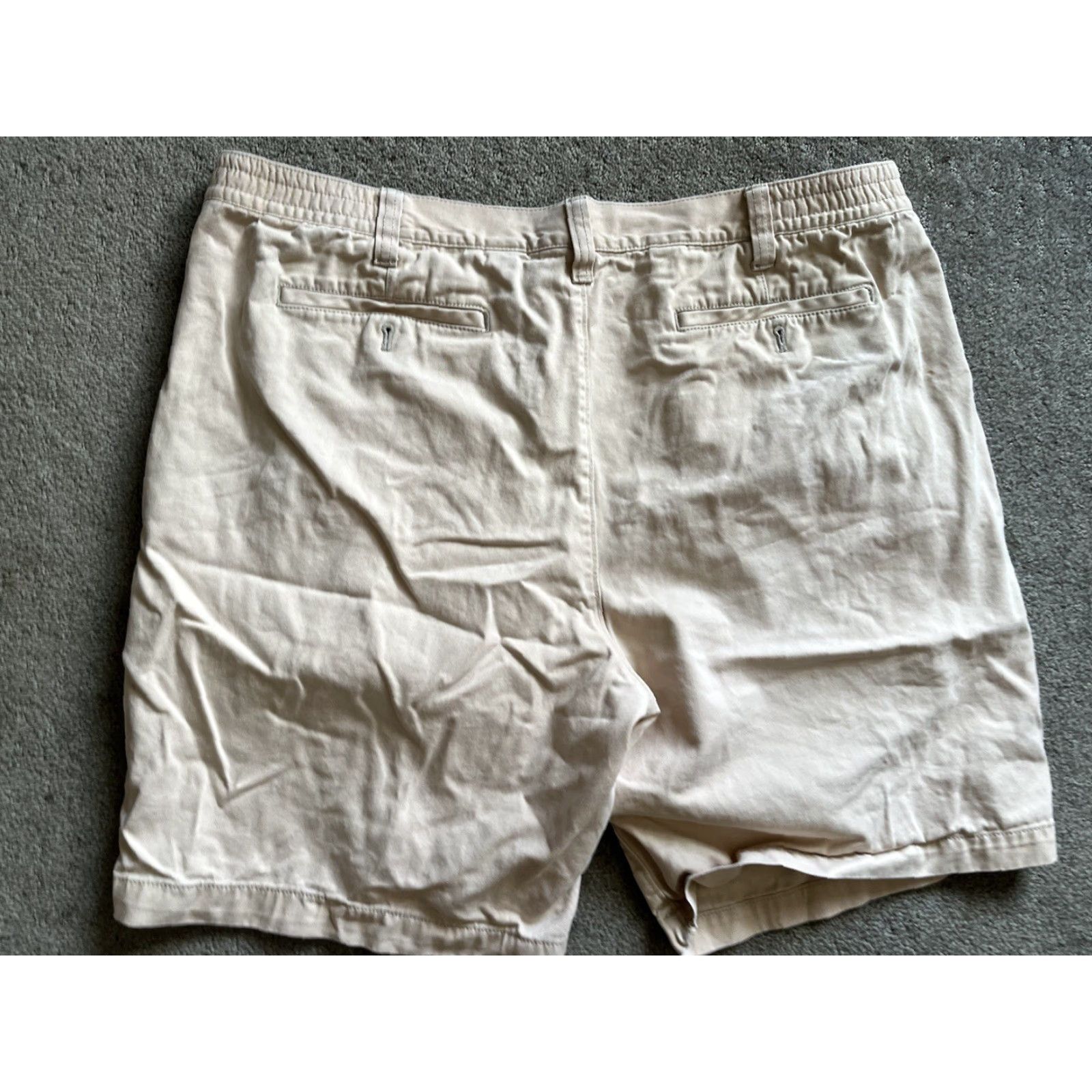 Eddie Bauer EDDIE BAUER Cargo Shorts Mens Size 40 Beige Regular Fit Classic Cotton Zip Fly Pockets Size US 40 / EU 56 - 2 Thumbnail