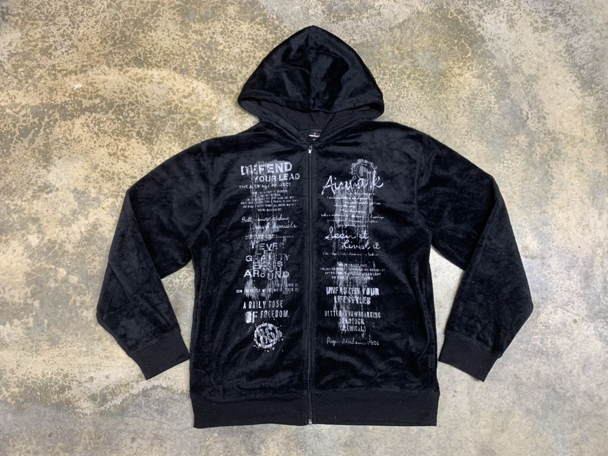 Airwalk × Japanese Brand × Vintage Y2K Airwalk fleece hoddie rare Size US L / EU 52-54 / 3 - 1 Thumbnail