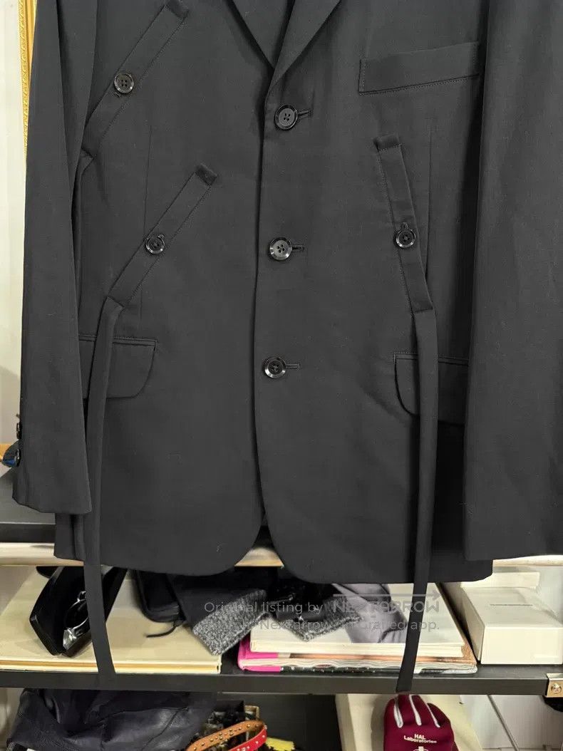 Yohji Yamamoto Yohji Yamamoto Strap suit jacket Size US M / EU 48-50 / 2 - 5 Thumbnail