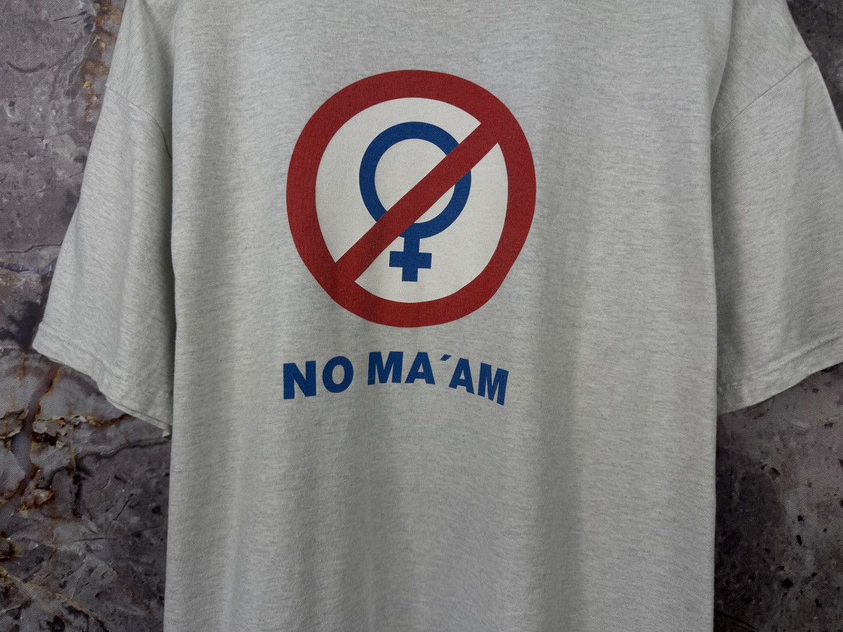 Fruit Of The Loom × Liquid Blue Men’s No Ma’am T-Shirt Vintage Size XL Size US XL / EU 56 / 4 - 4 Thumbnail