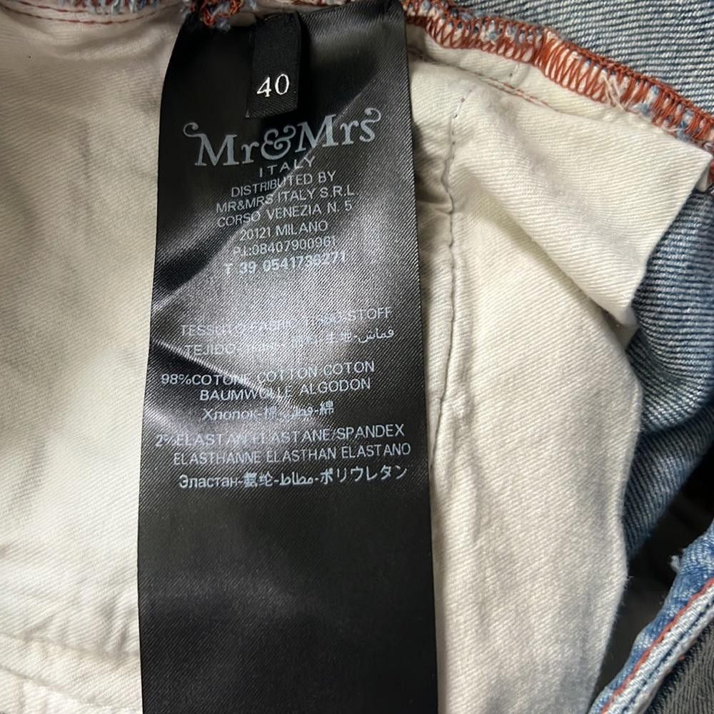 MR & MRS ITALY Mr & Mrs Italy Straight Leg Jeans Size IT40/US 6 Size 28" / US 6 / IT 42 - 9 Thumbnail